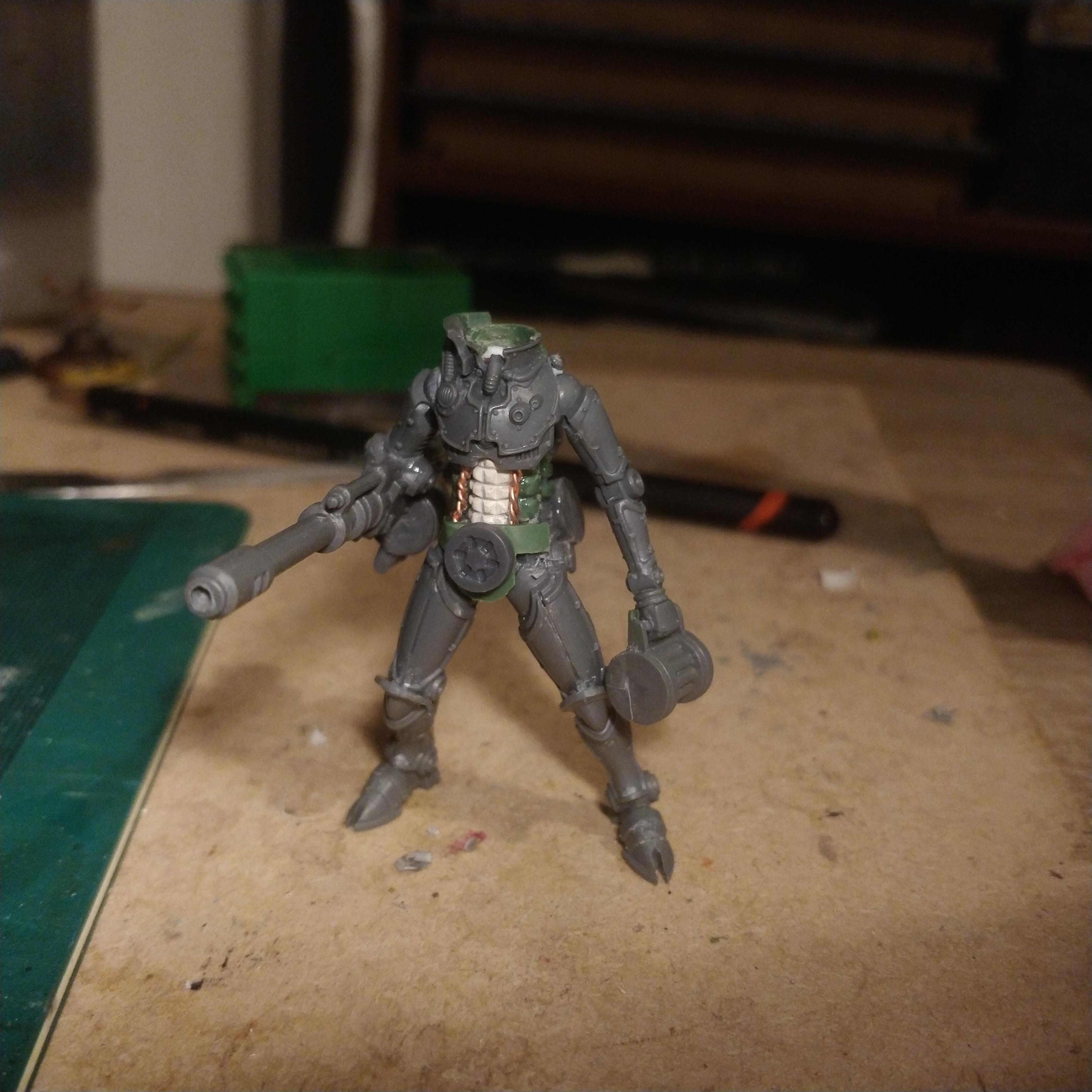 Autocannon, Conversion, Paragon, Sisters Of Battle, Warsuit