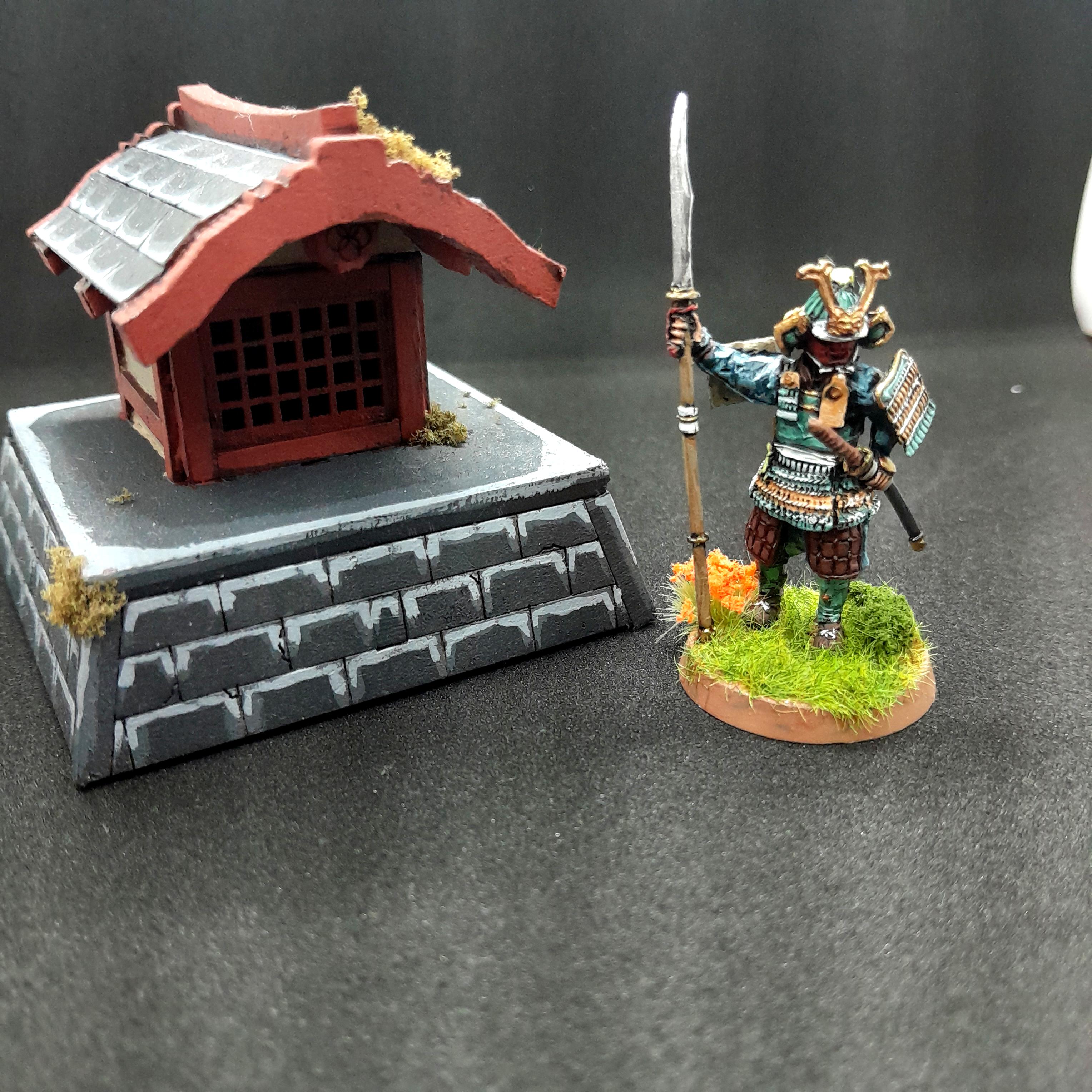 Japanese, Naginata, Samuai, Shrine