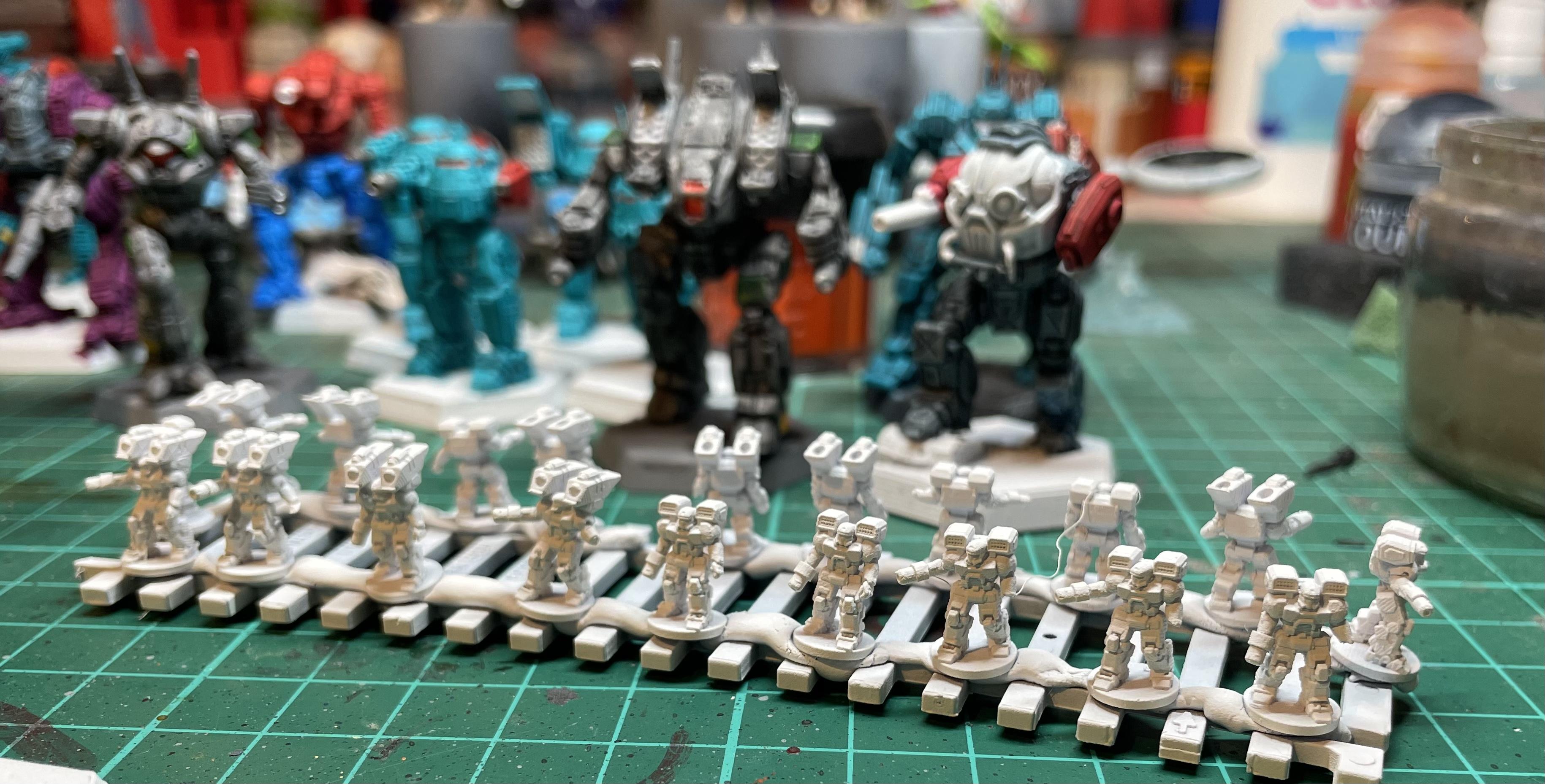 3d Print, Battle Armour, Battletech