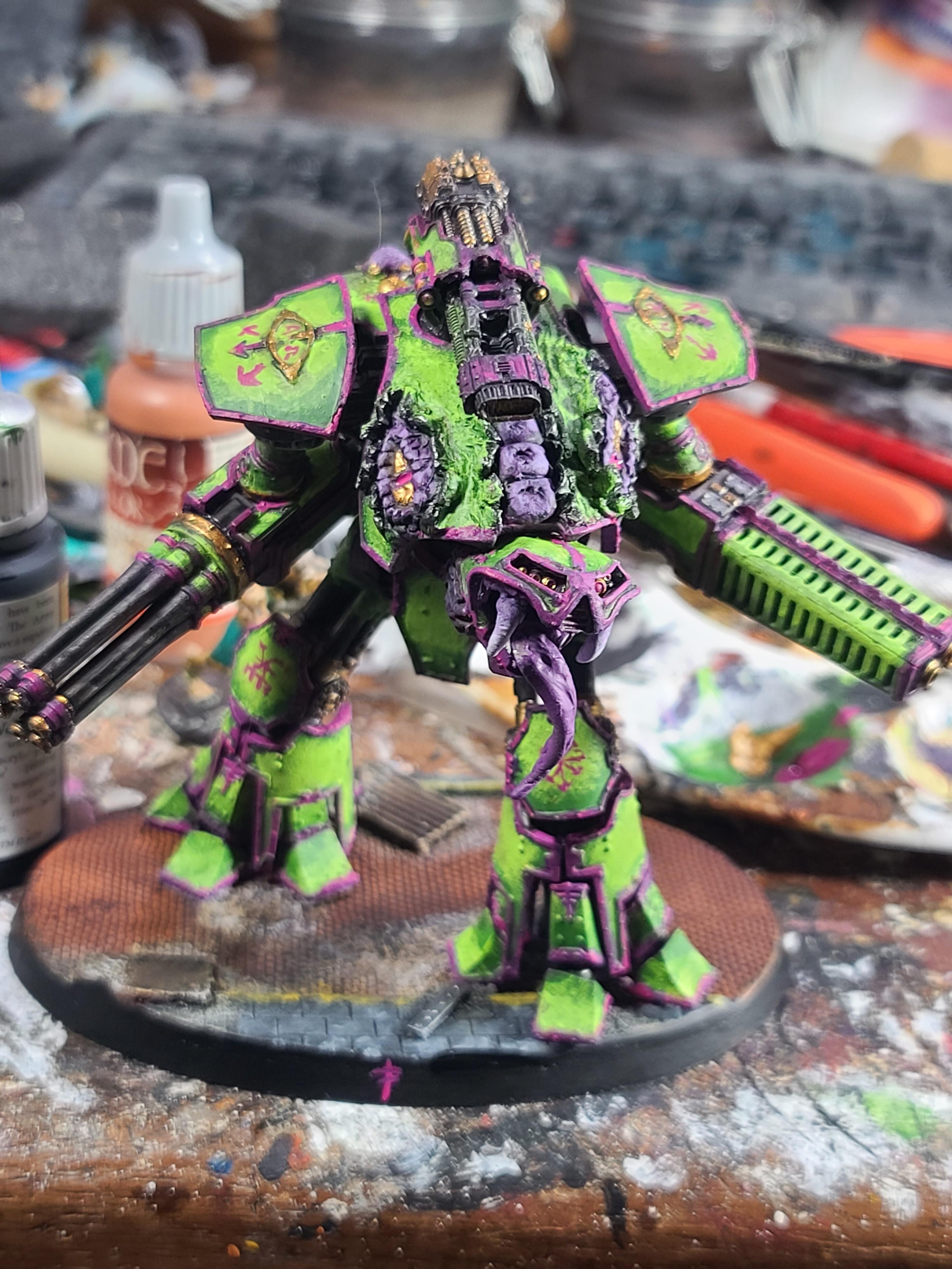 6mm, Adeptus Titanicus, Conversion, Games Workshop, Reaver, Sculpting, Titan