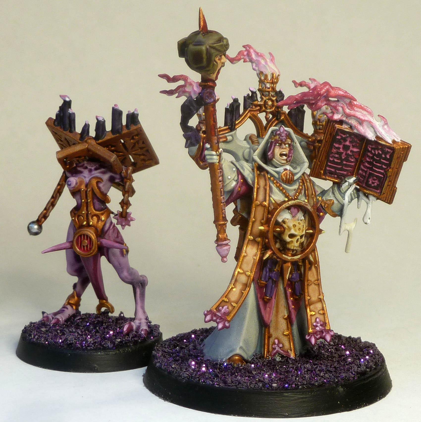 Daemonettes, Sister Dialogus, Sisters Of Battle, Slaanesh