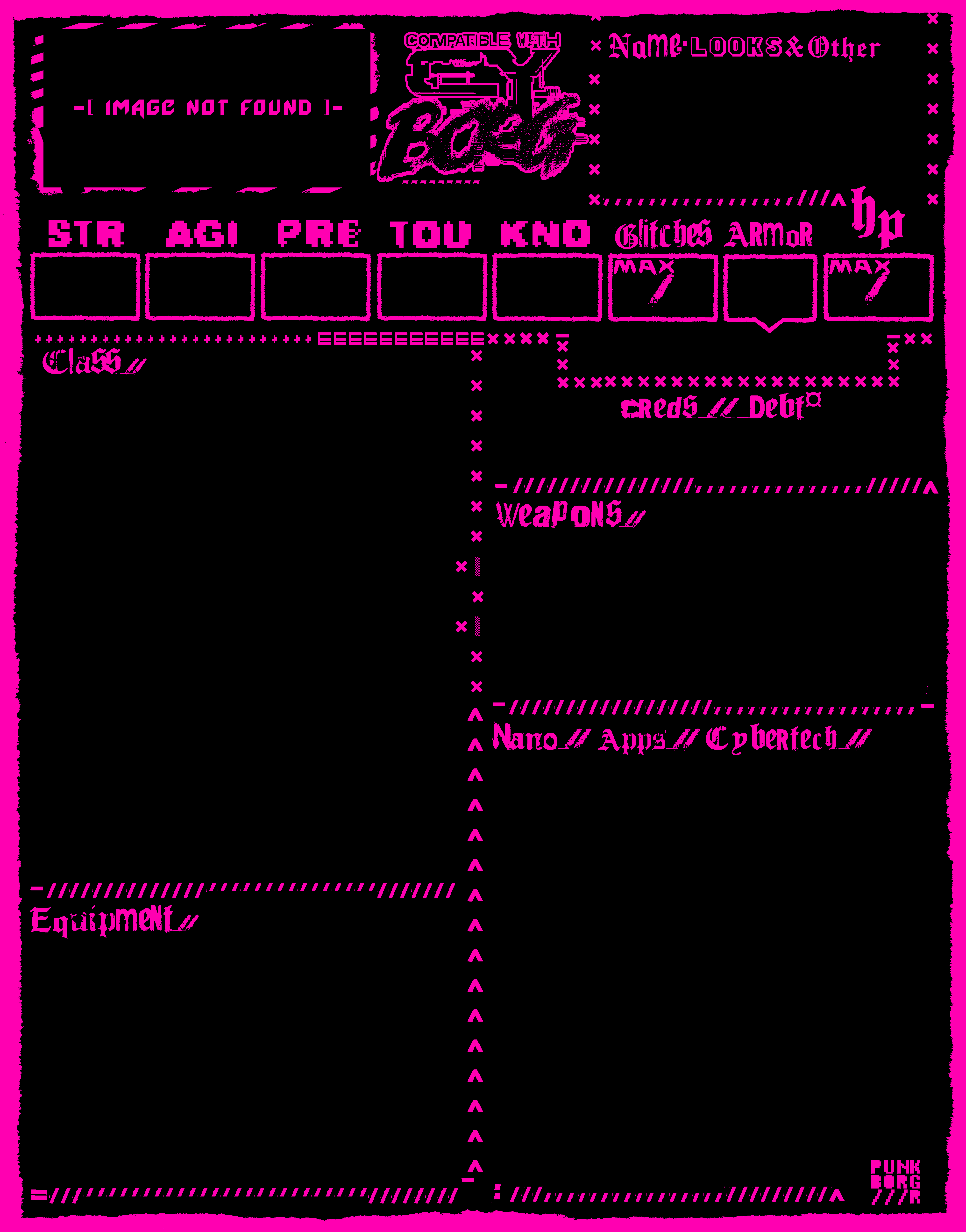 Cy_borg Ttrpg, Cy_Borg TTRPG
