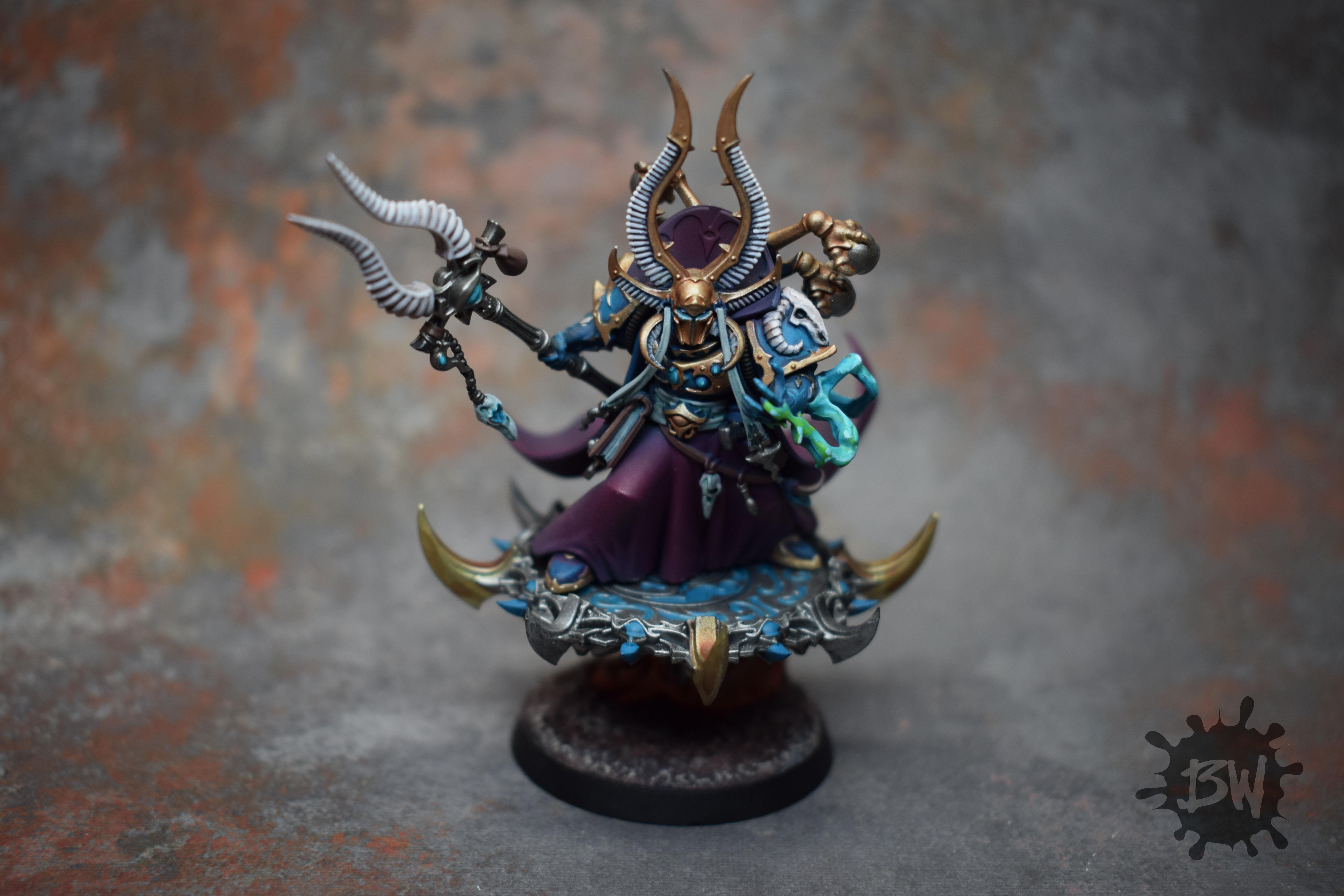 Ahriman, Bw, Chaos, Games Workshop, Thousand Sons, Warhammer 40,000, Warhammer Fantasy
