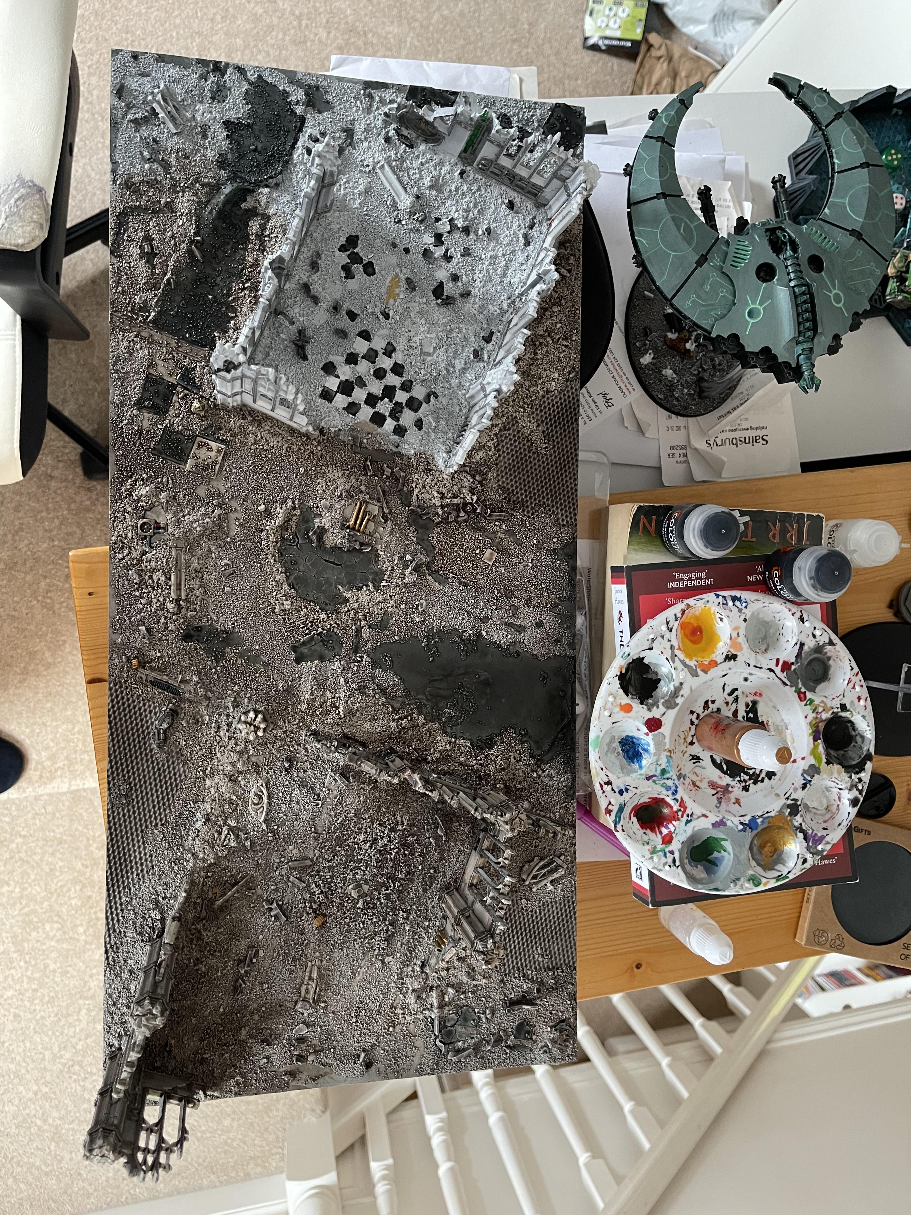 Display Board, Sector Imperialis, Warhammer 40,000, Work In Progress