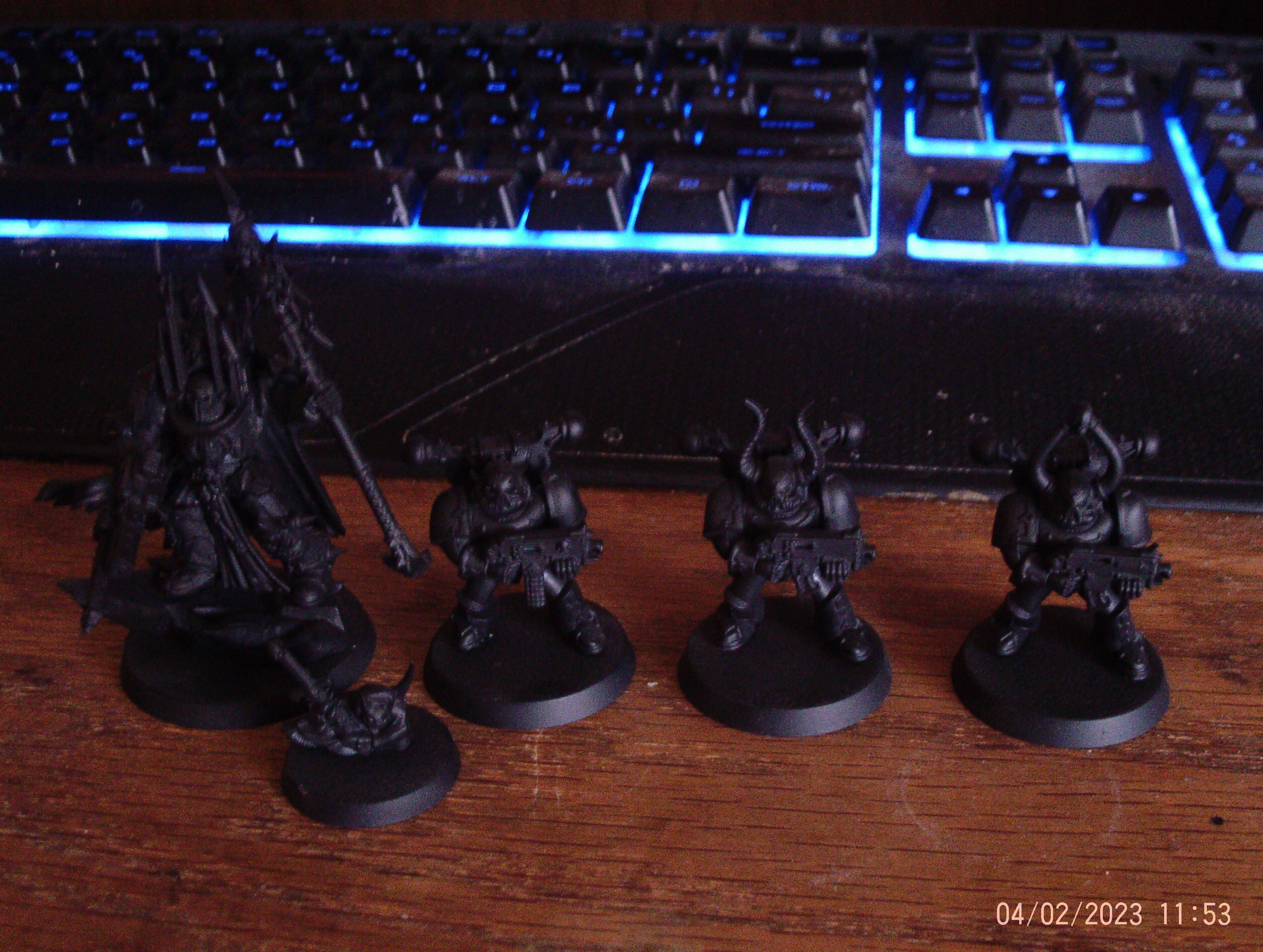 Execution Force Chaos Marines primed