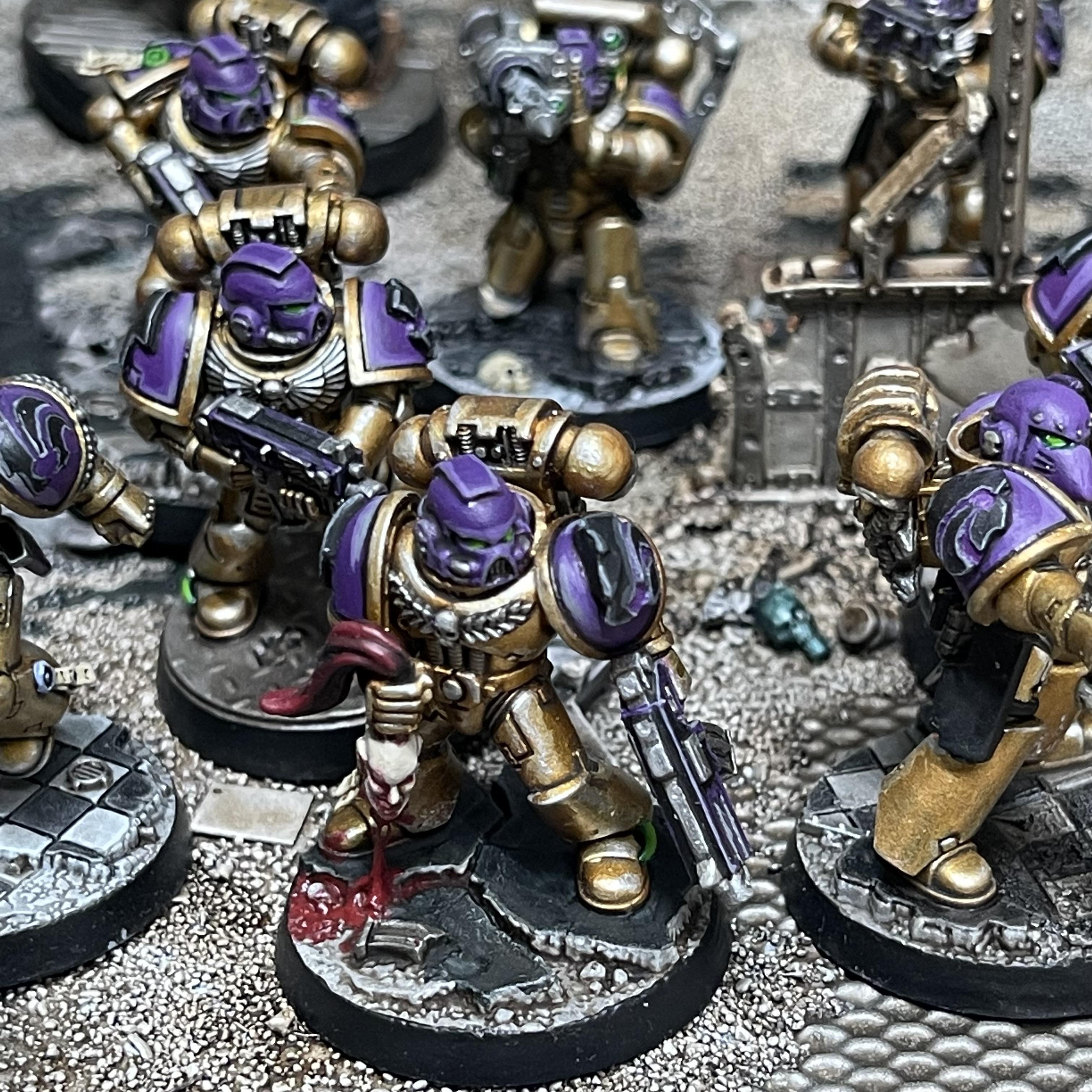 Display Board, Sector Imperialis, Space Marines, Tactical Squad, Void Panthers, Warhammer 40,000