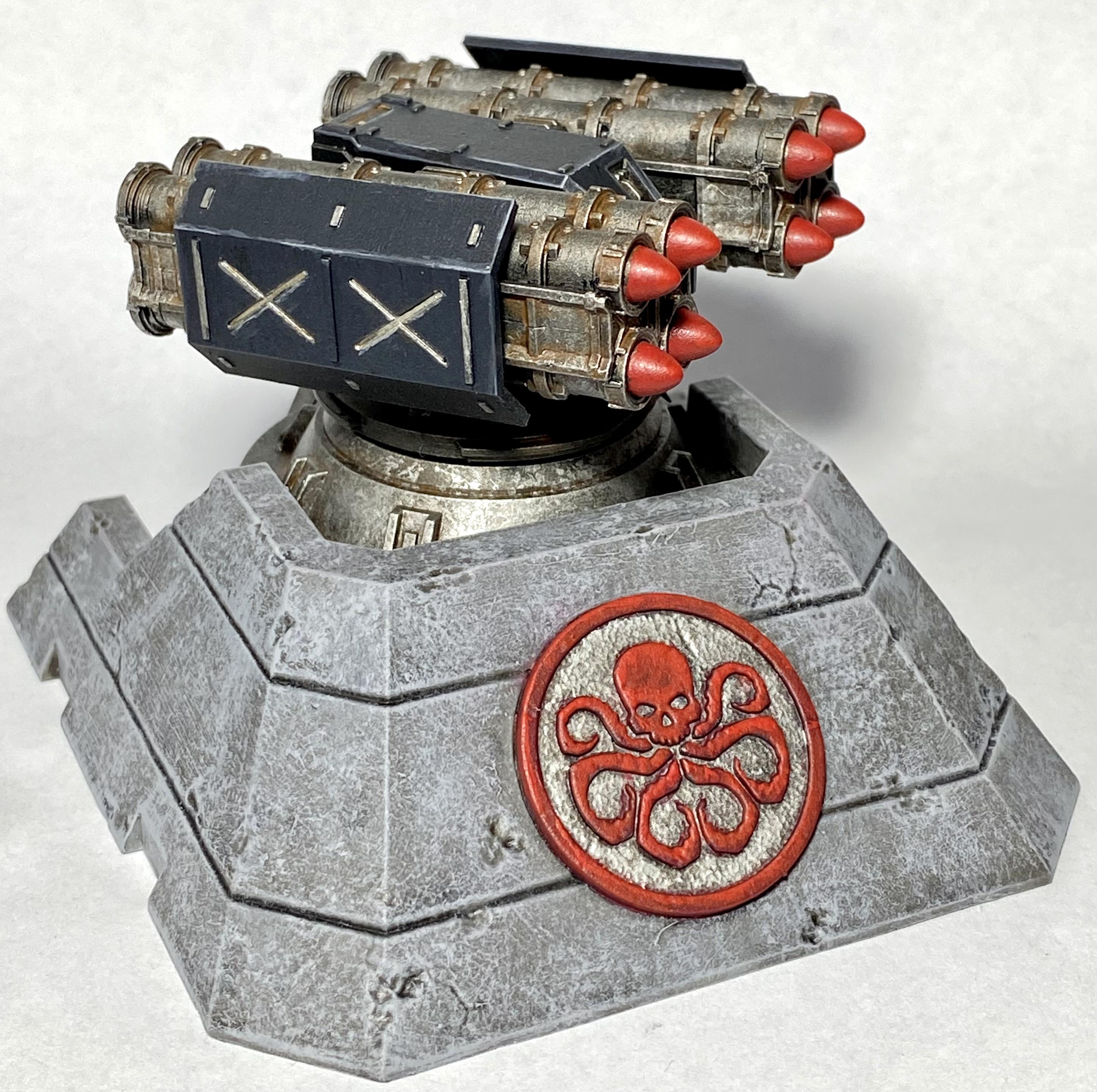 Amg, Atomic Mass Games, Hydra, Hydra Turret, Infinity, Marvel Crisis Protocol, Mcp, Terrain