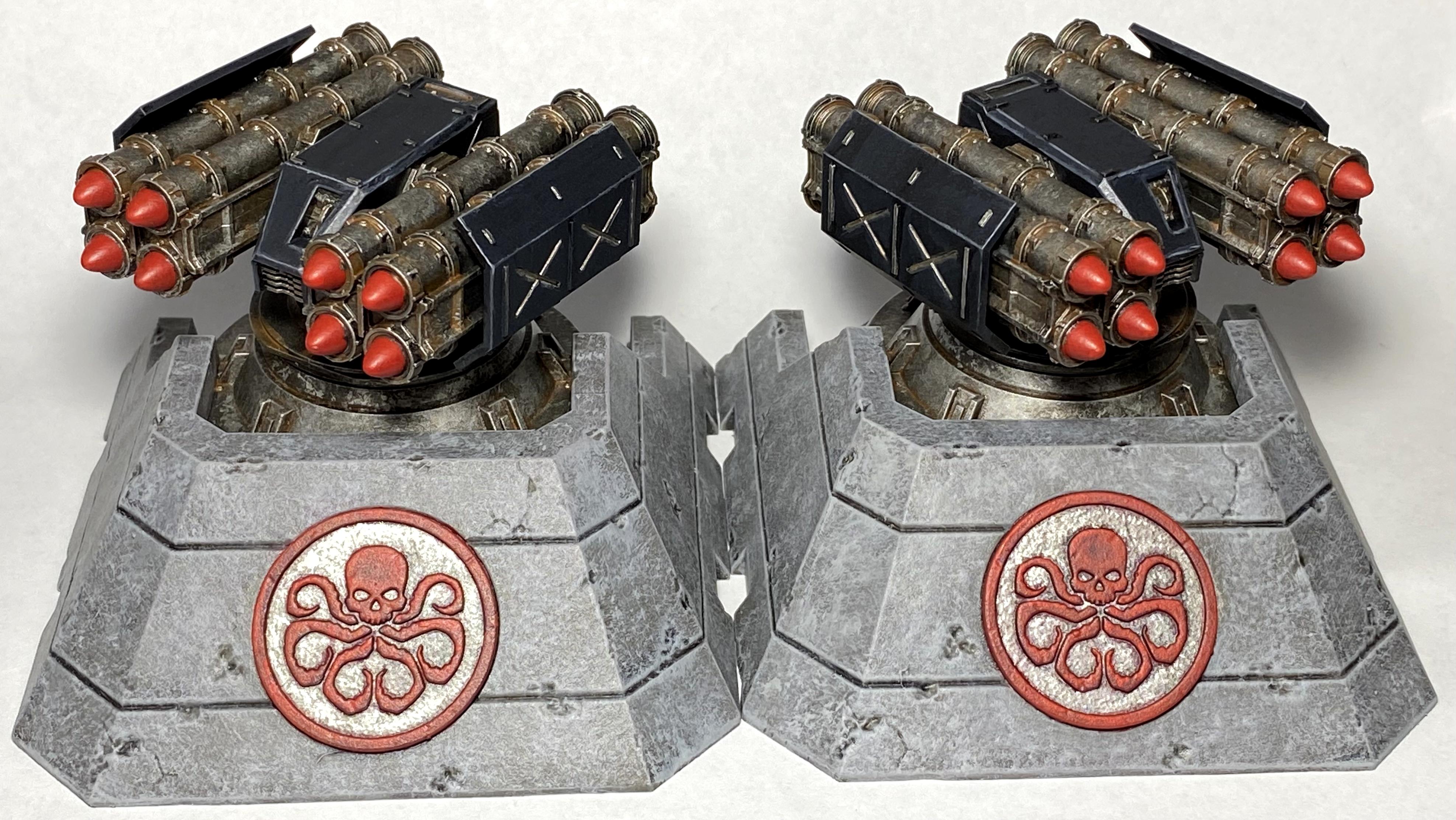Amg, Atomic Mass Games, Hydra, Hydra Turret, Infinity, Marvel Crisis Protocol, Mcp, Terrain