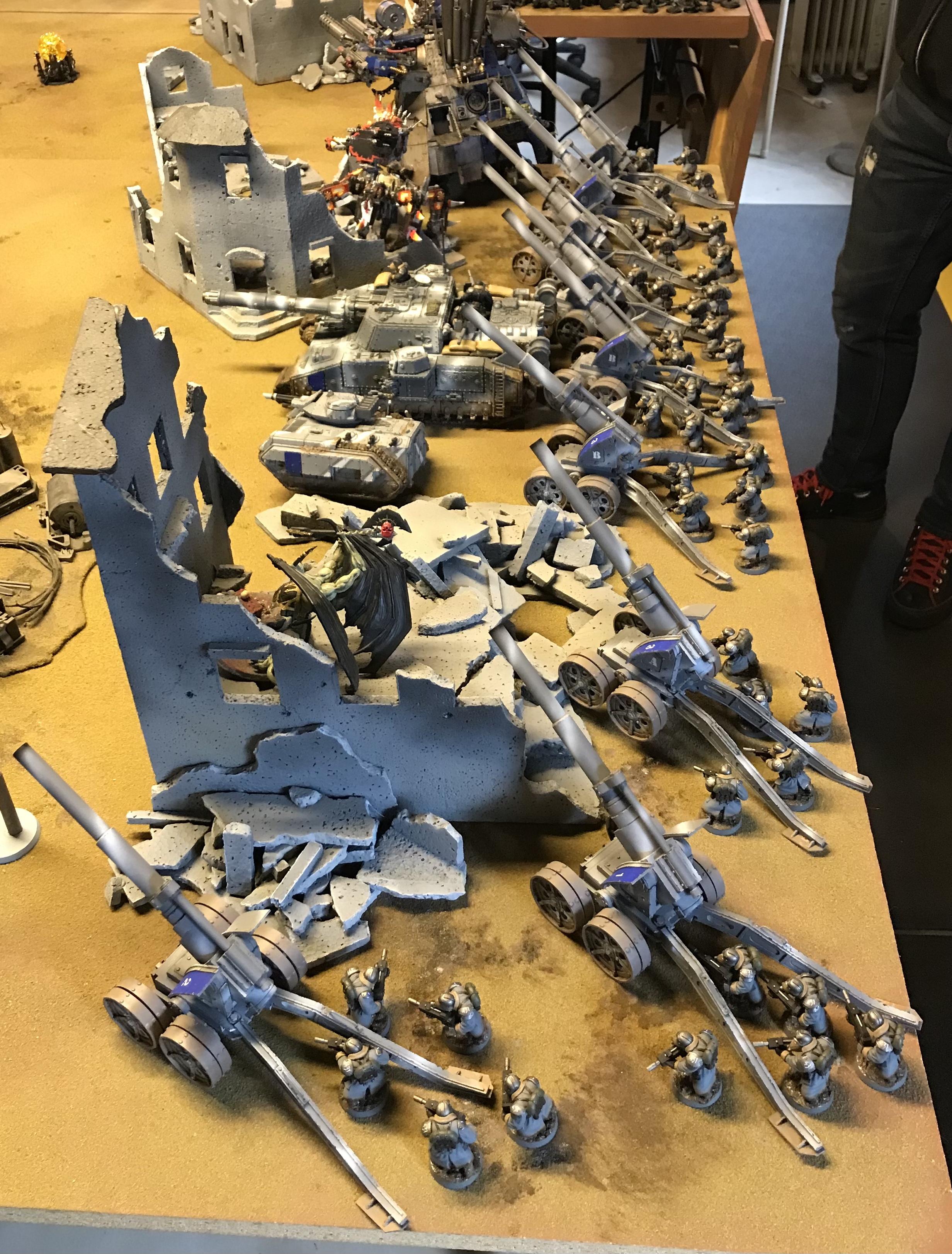 Artillery, Baslisk, Battle Report, Cannon, Death Korps of Krieg, Imperial Guard