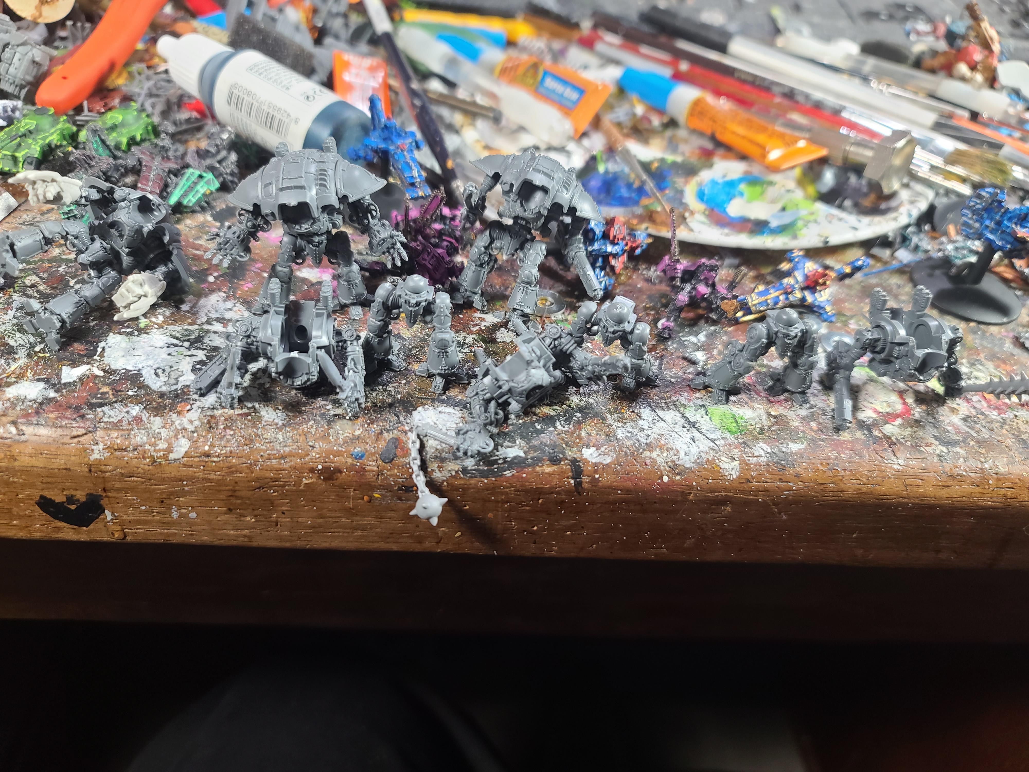 6mm, Adeptus Titanicus, Games Workshop, Knights, Questorus