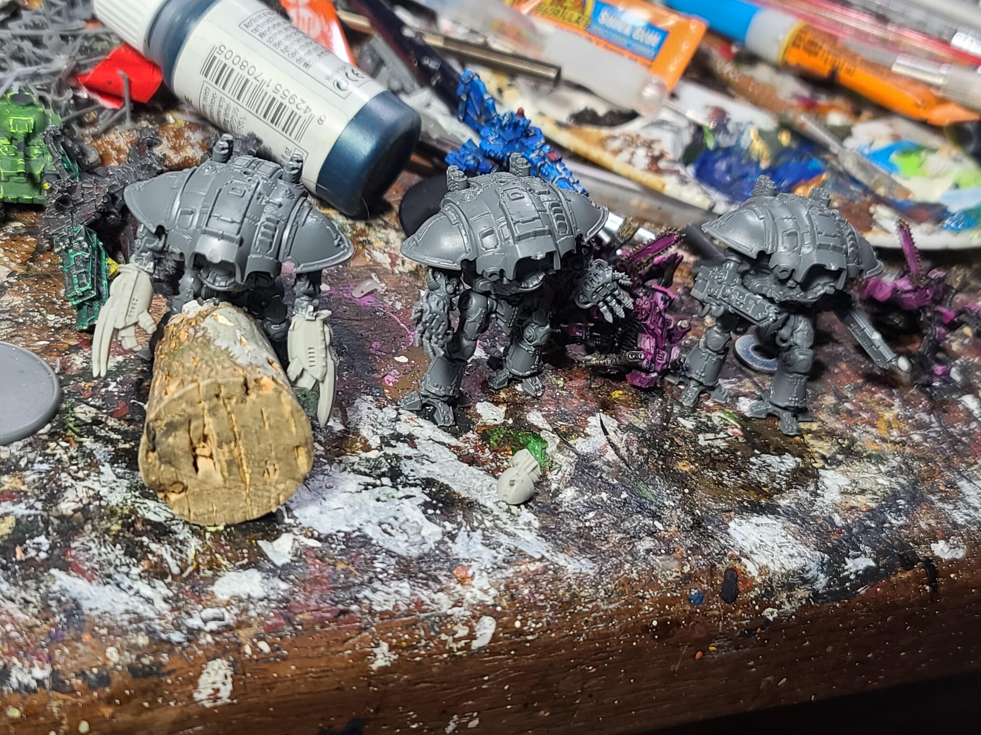 6mm, Adeptus Titanicus, Games Workshop, Knights, Questoris