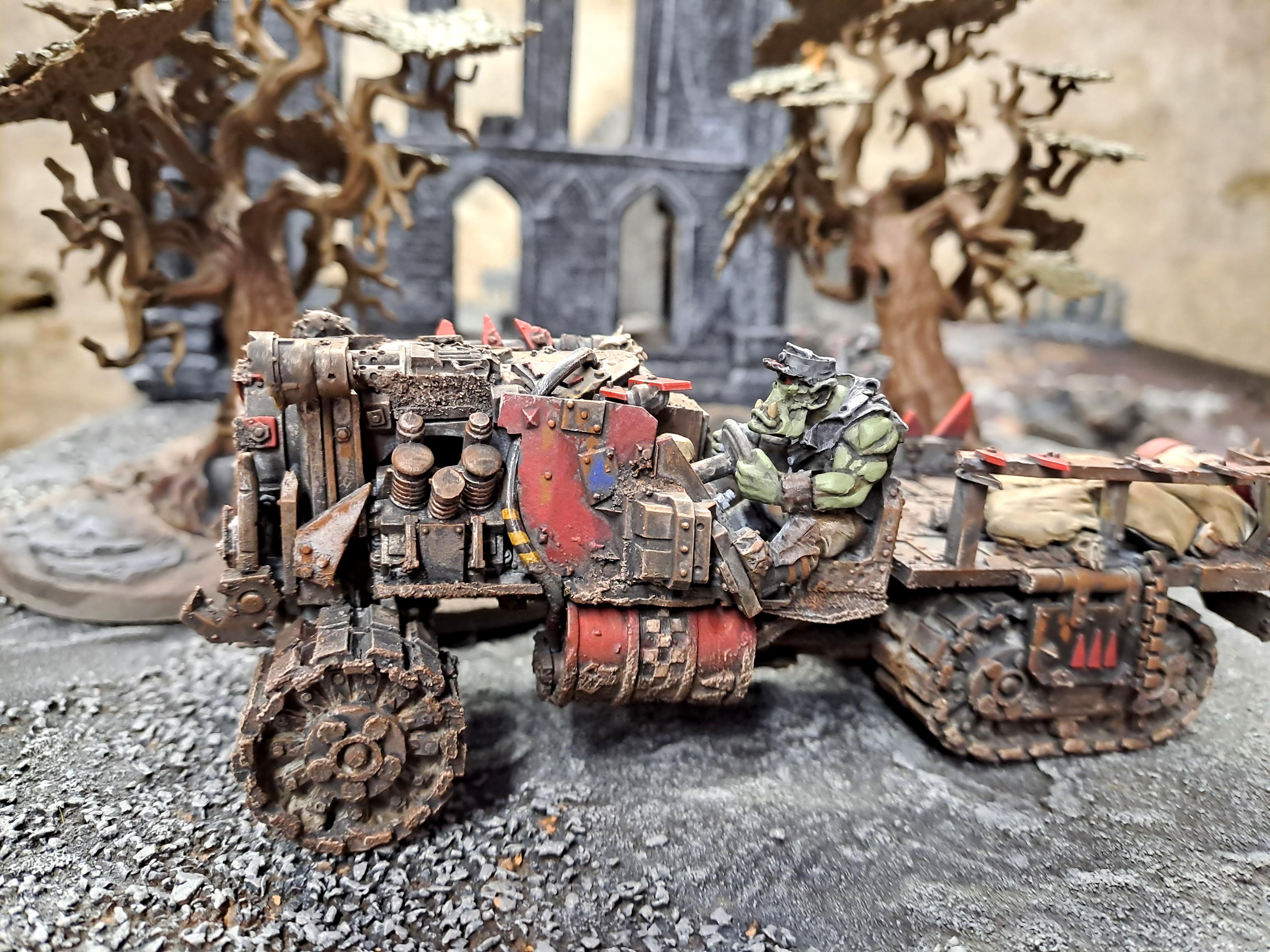 Conversion, Orks, Scratch Build, Trukk, Warhammer 40,000