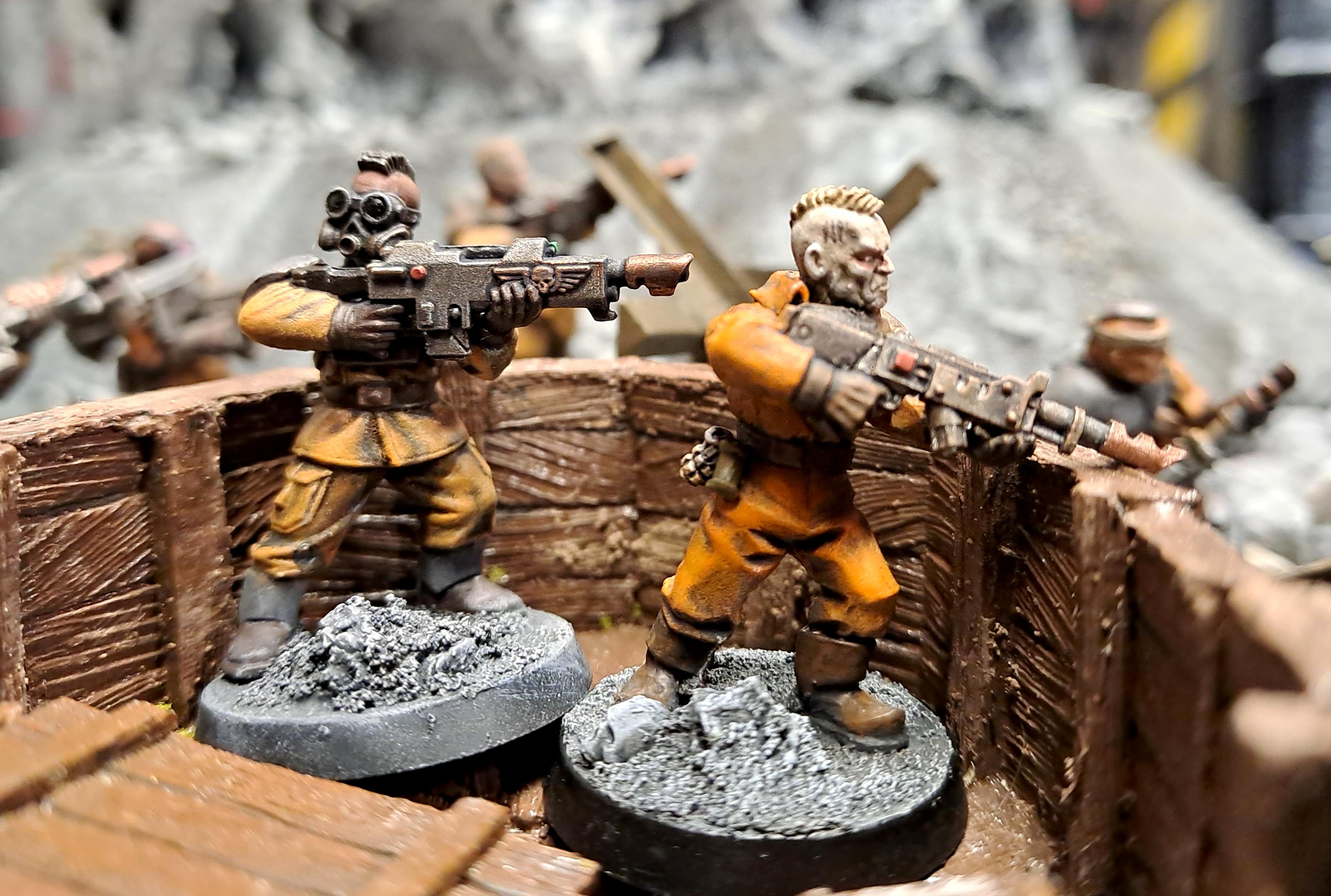 Imperial Guard, Inquisition, Ordo Hereticus, Penal Legion, Trench Diggers, Warhammer 40,000