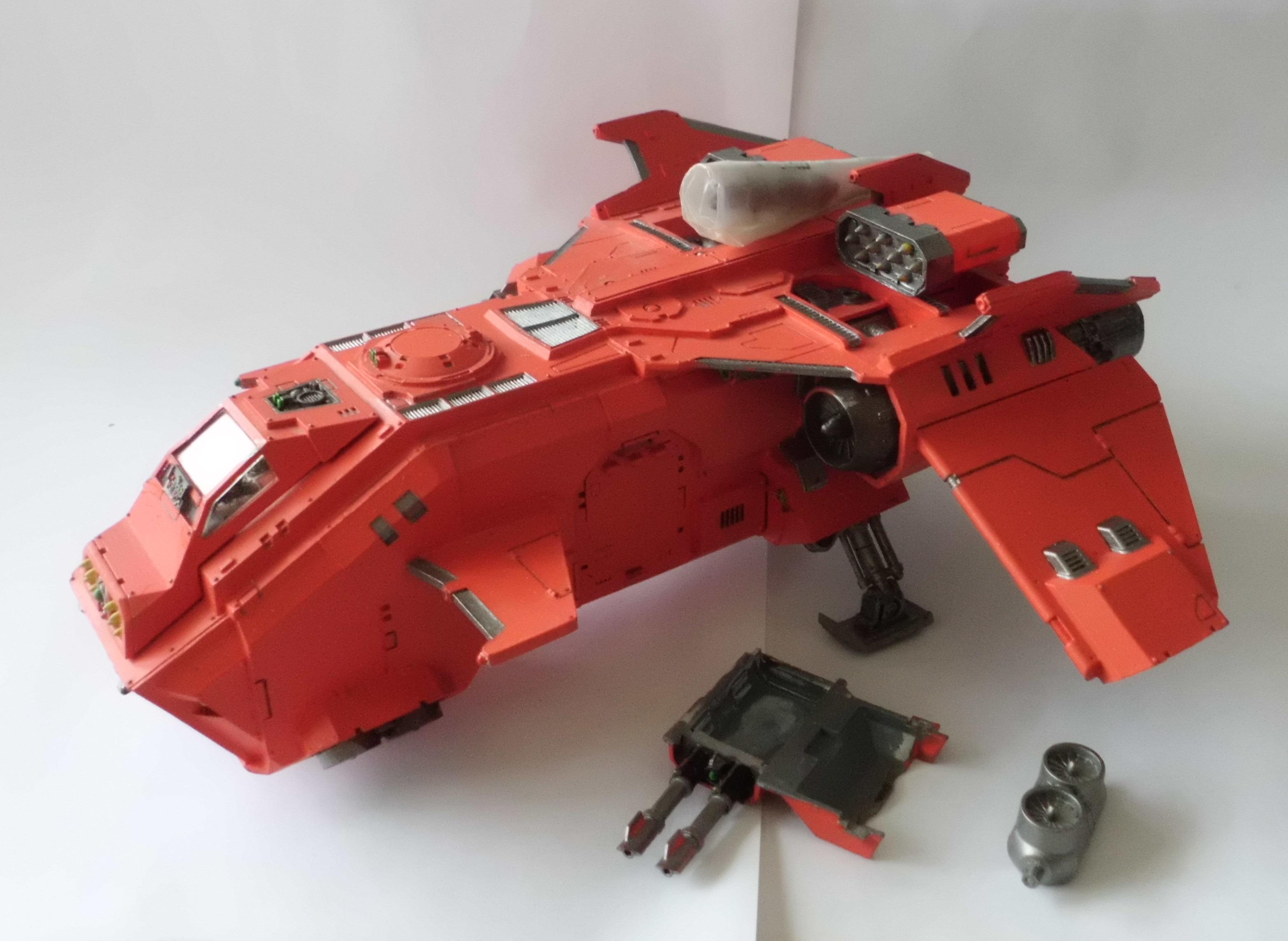 Age Of Darkness, Horus Heresy, Storm Eagle, Vanilla Marines, Work In Progress