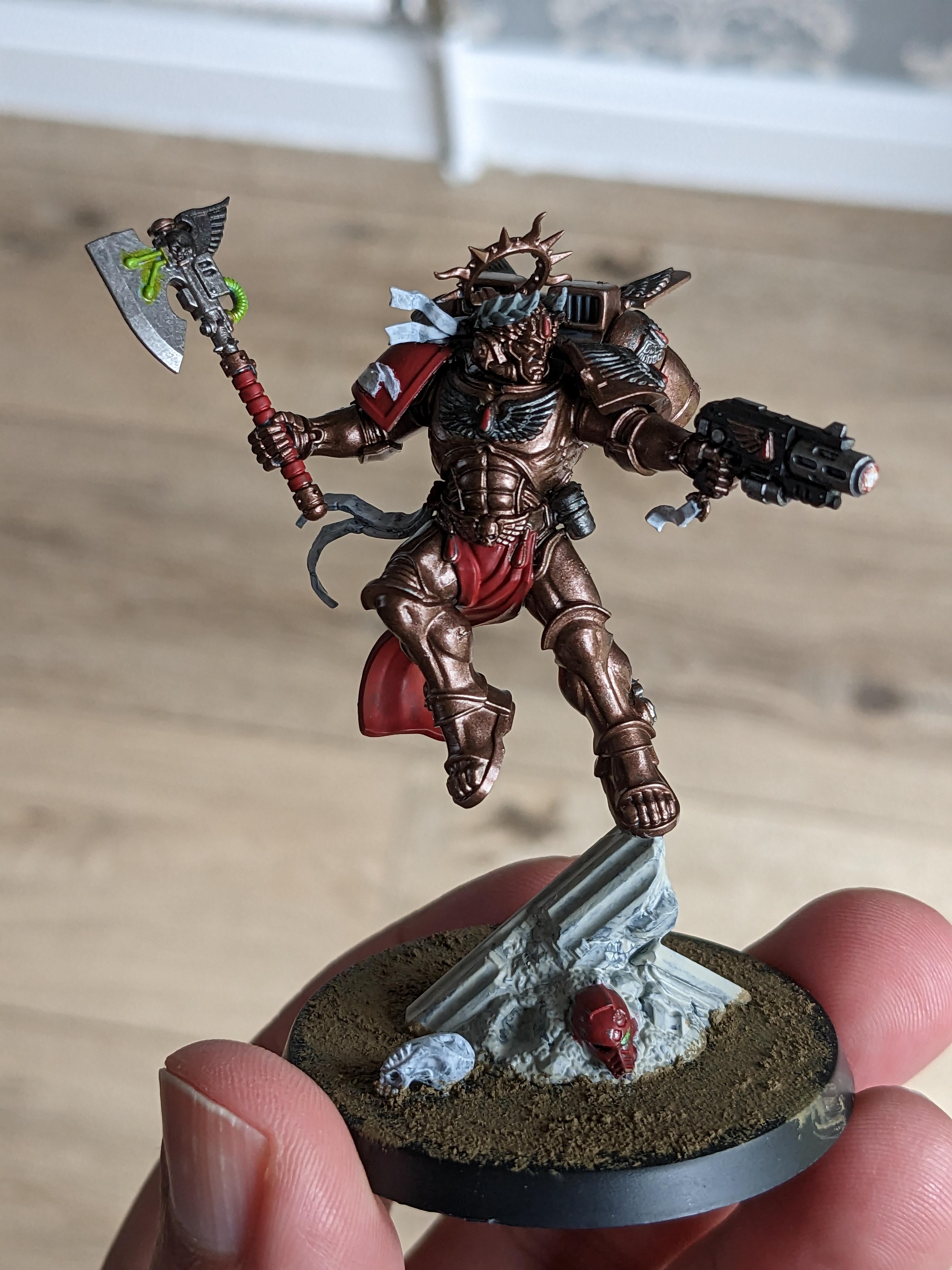 Front view - base elements added
