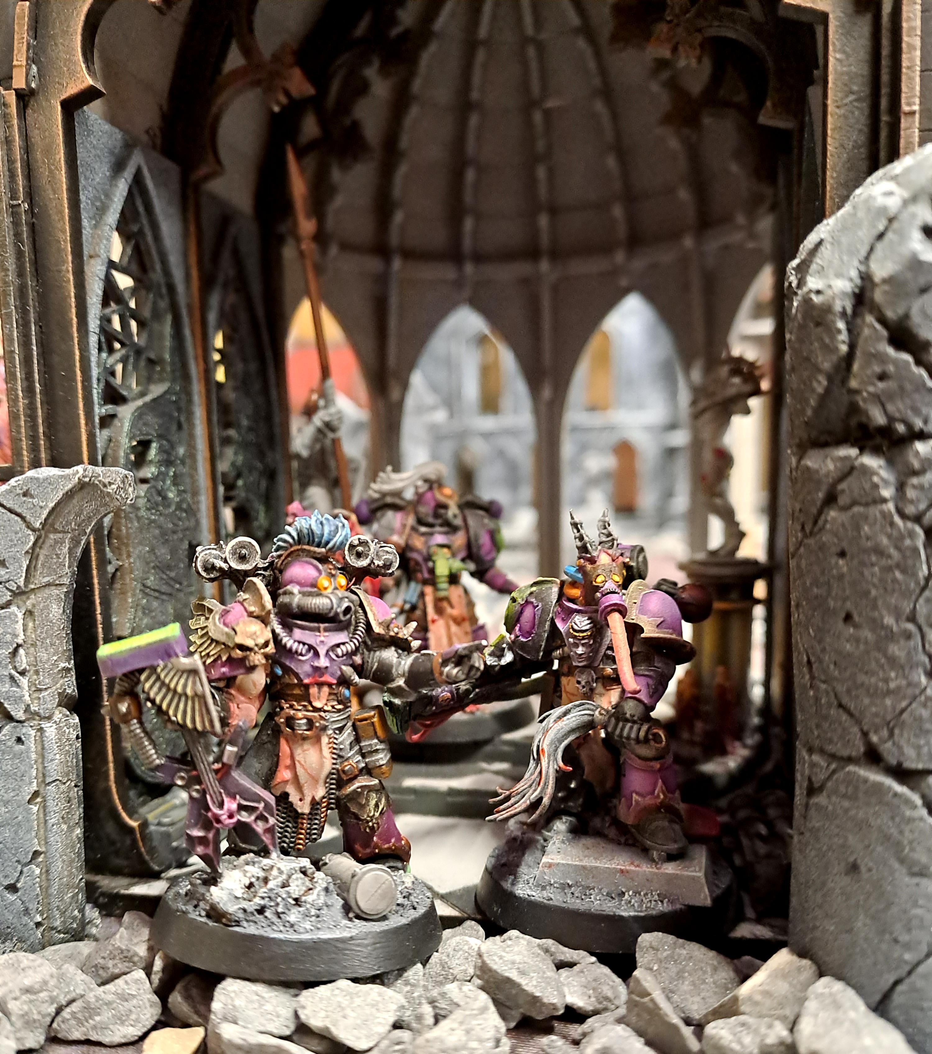 Chaos, Chaos Space Marines, Conversion, Emperor's Children, Noise Marines, Posessed, Slaanesh, Warhammer 40,000, Warhammer Fantasy