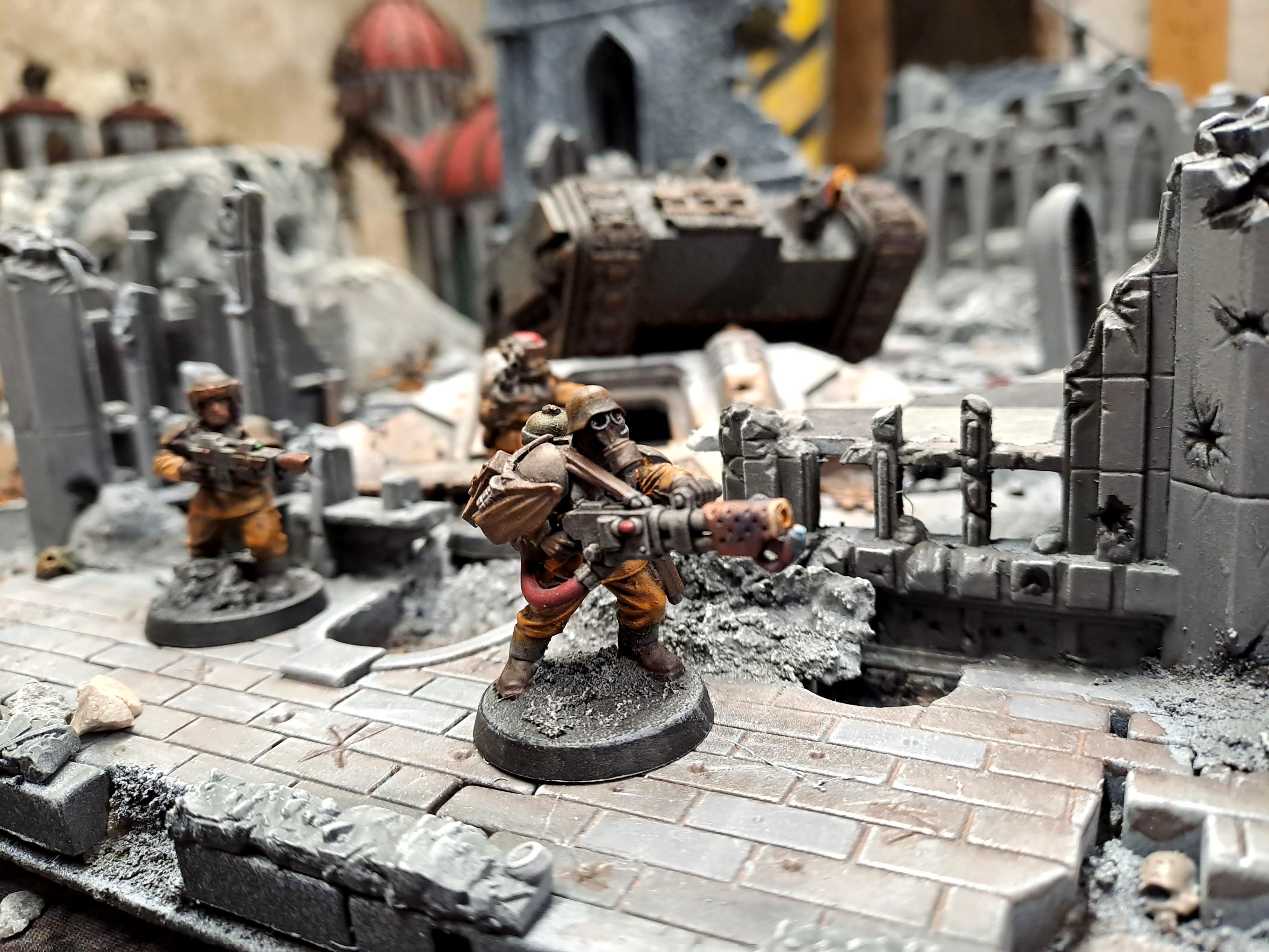 Death Korps of Krieg, Flamer, Imperial Guard, Inquisition, Ordo Hereticus, Penal Legion, Warhammer 40,000