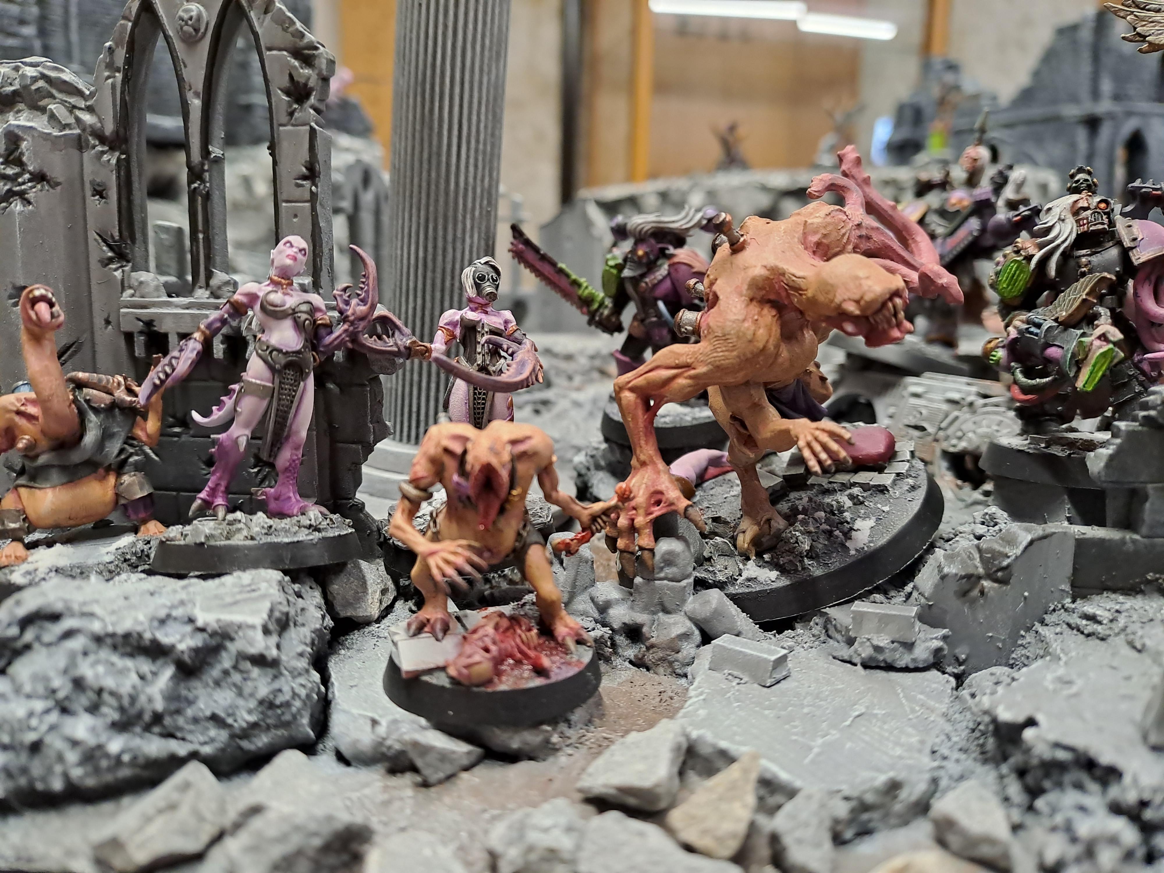 Chaos, Chaos Cultist, Chaos Daemons, Chaos Space Marines, Chaos Spawn, Daemonettes, Emperor's Children, Mutant, Noise Marines, Slaanesh, Warhammer 40,000