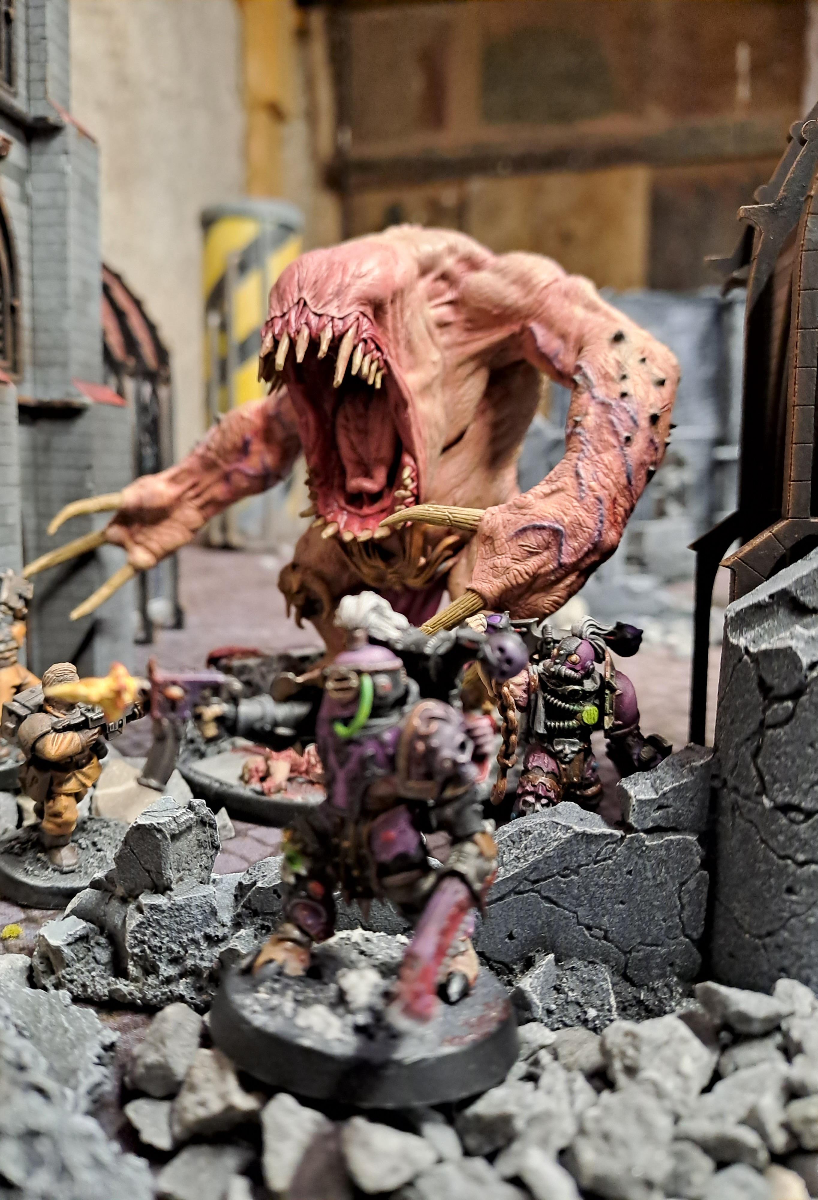 Chaos, Chaos Daemons, Chaos Space Marines, Emperor's Children, Giant Chaos Spawn, Mkiii Armour, Slaanesh, Warhammer 40,000