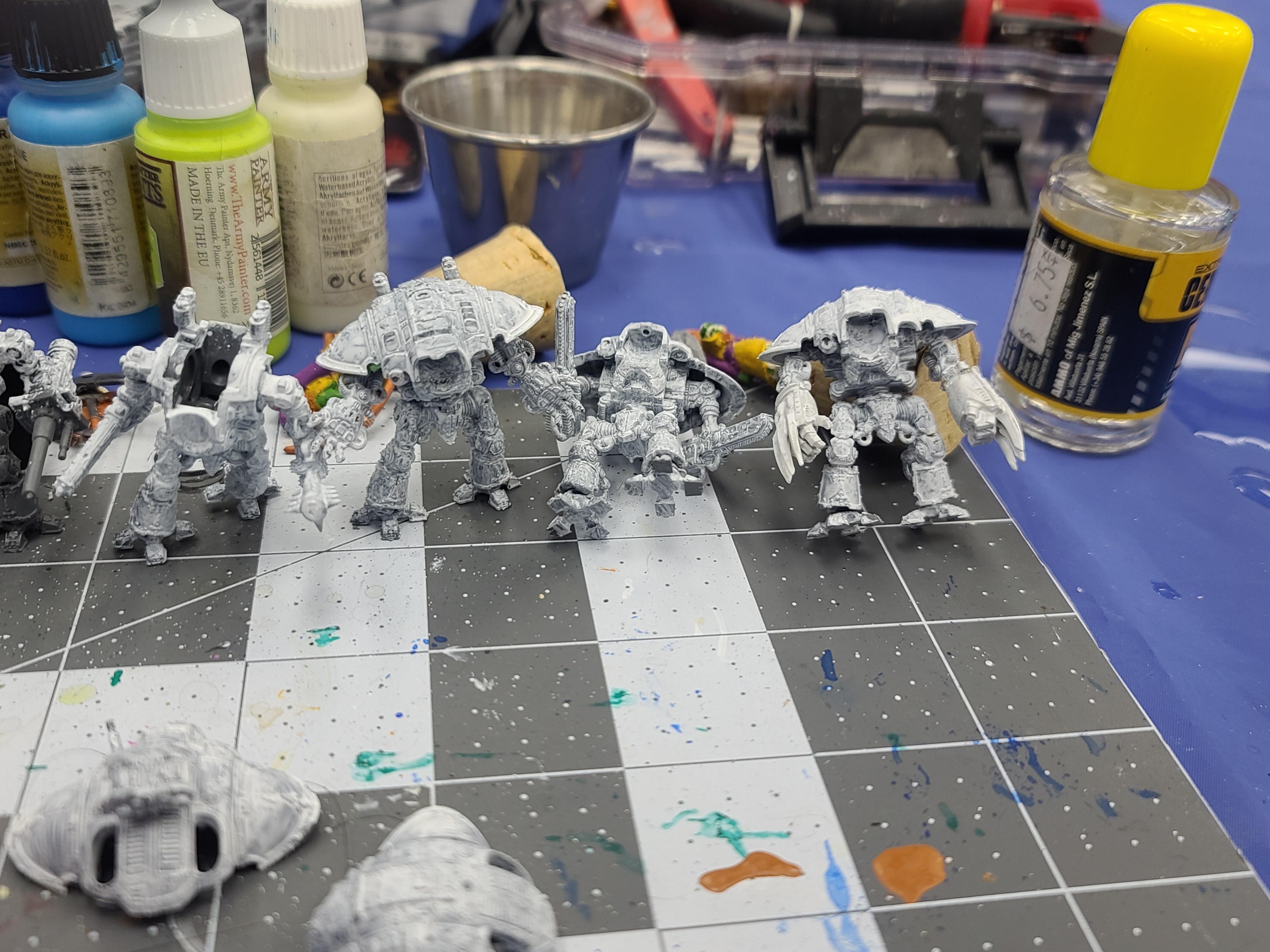 6mm, Adeptus Titanicus, Games Workshop, Knights, Questoris