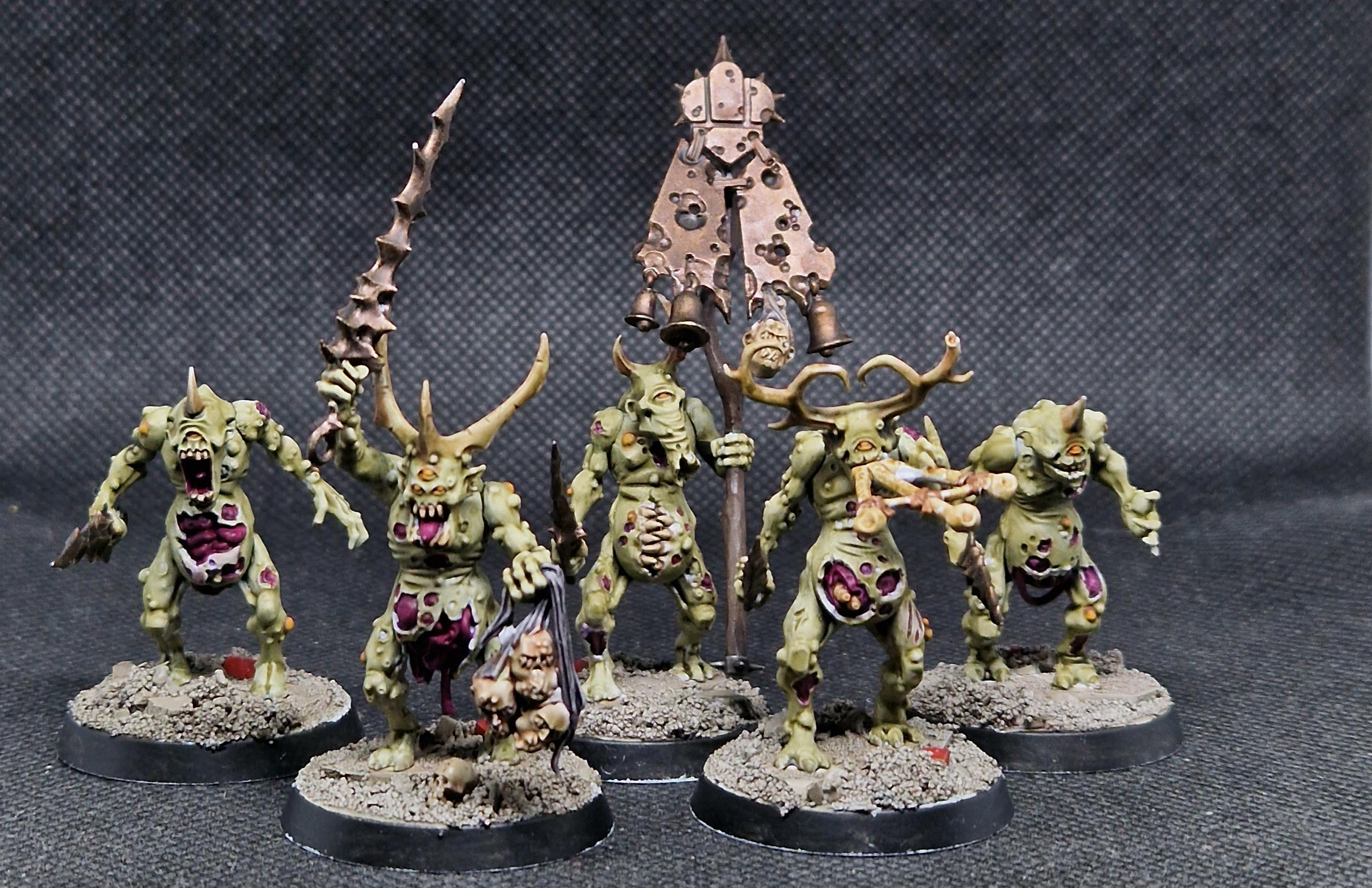 Daemons, Nurgle, Plaguebearers - Command A
