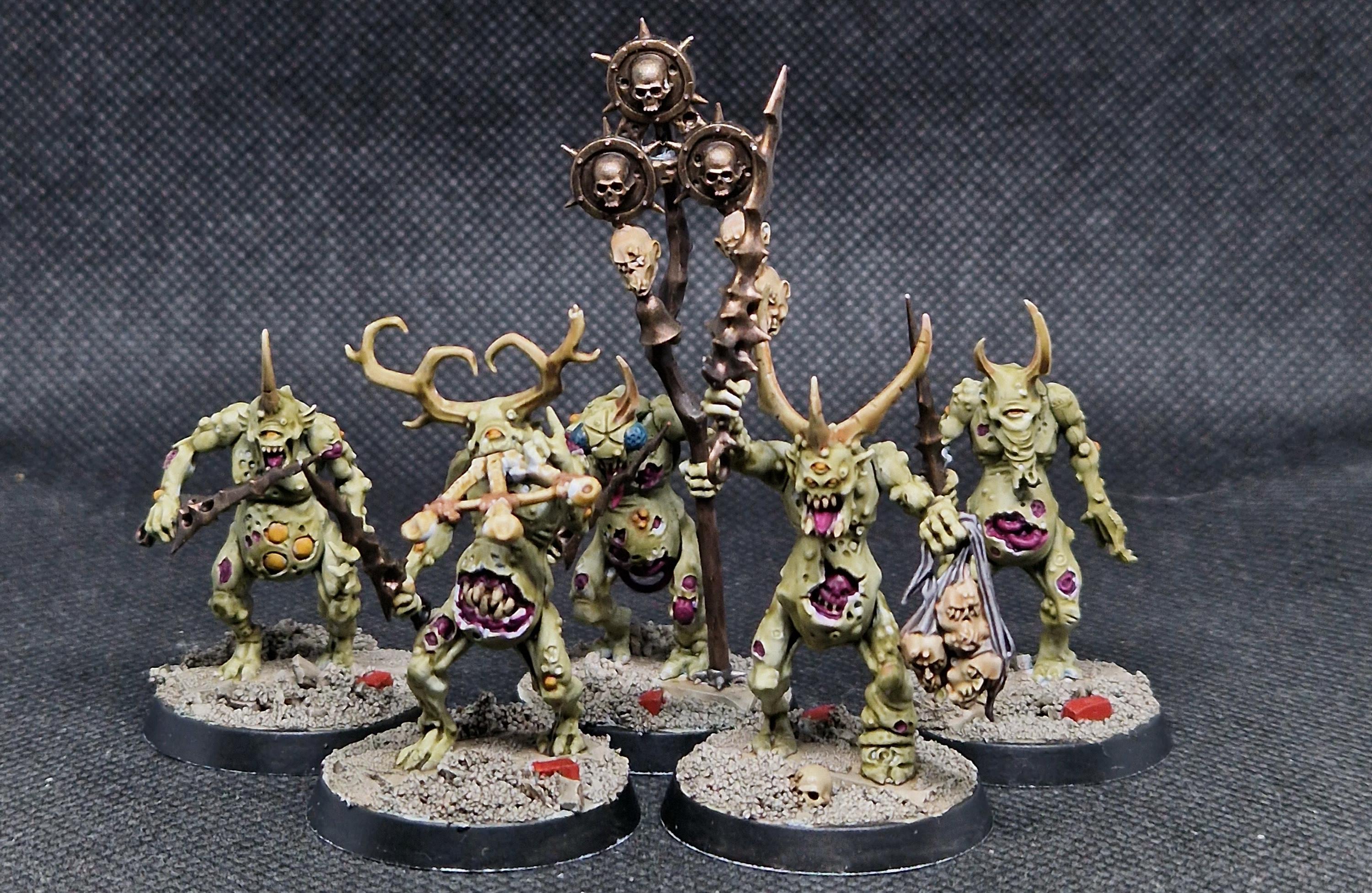 Daemons, Nurgle, Plaguebearers - Command B