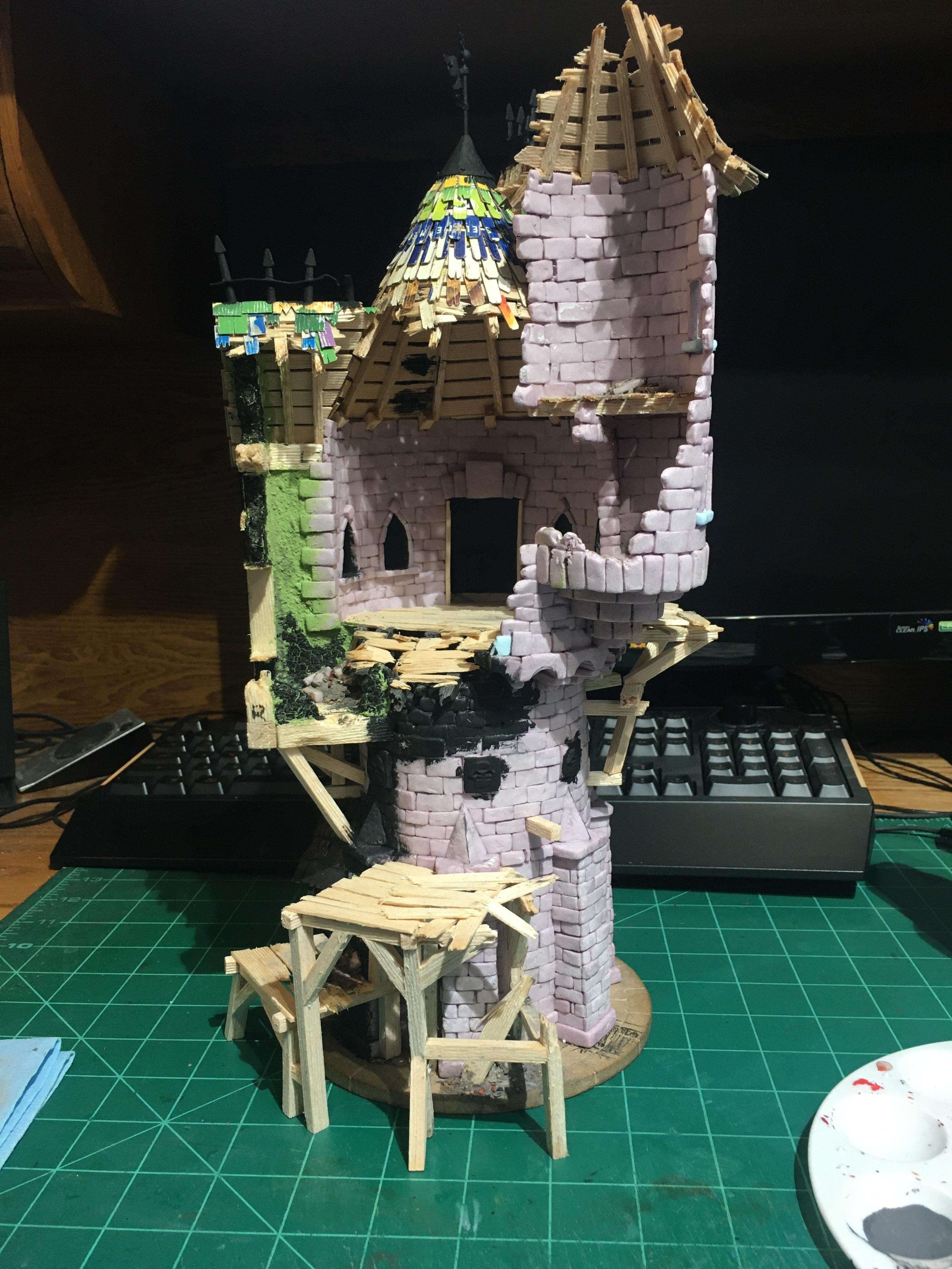 Mordheim, Scratch Build, The Empire, Tower, Warhammer Fantasy, Work In Progress