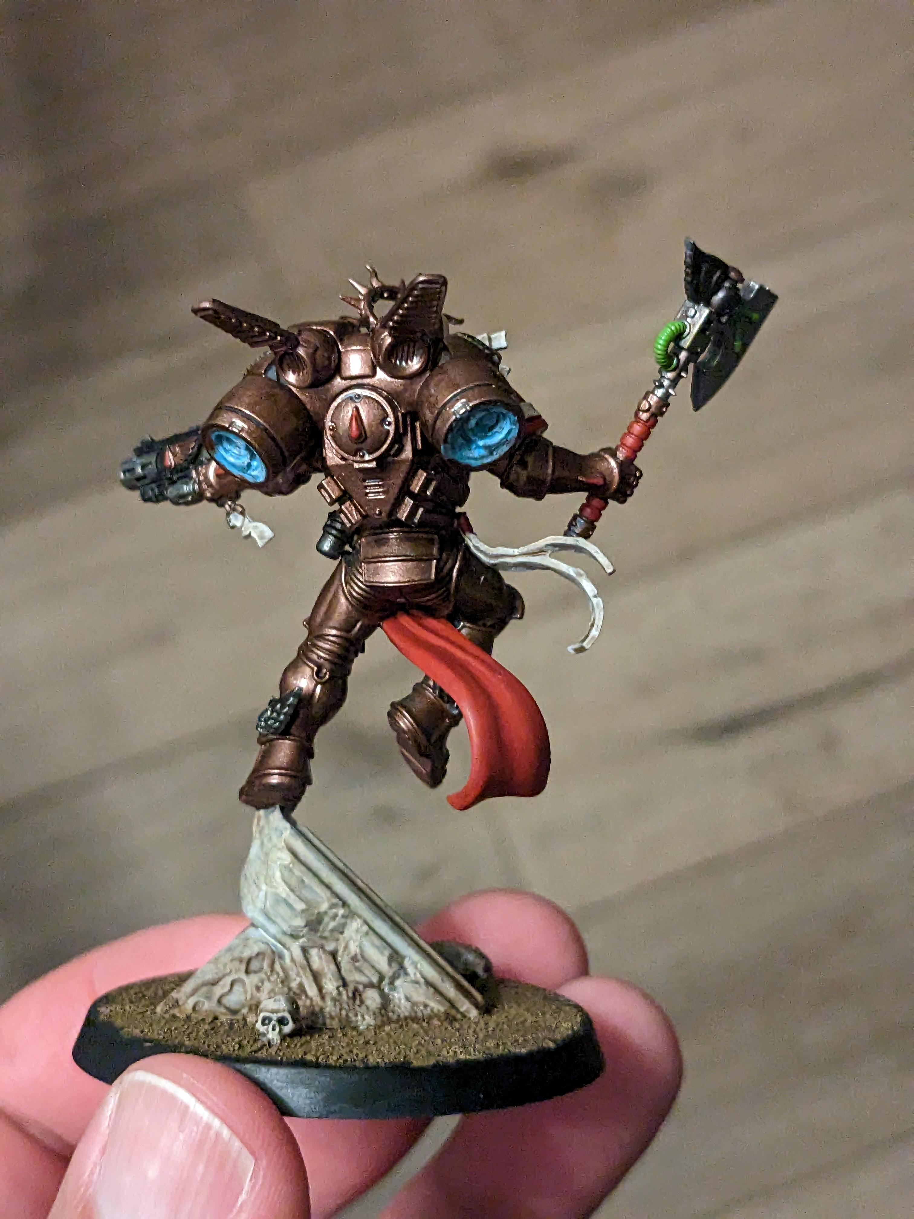 Rear view - some wash added and blood drop painted