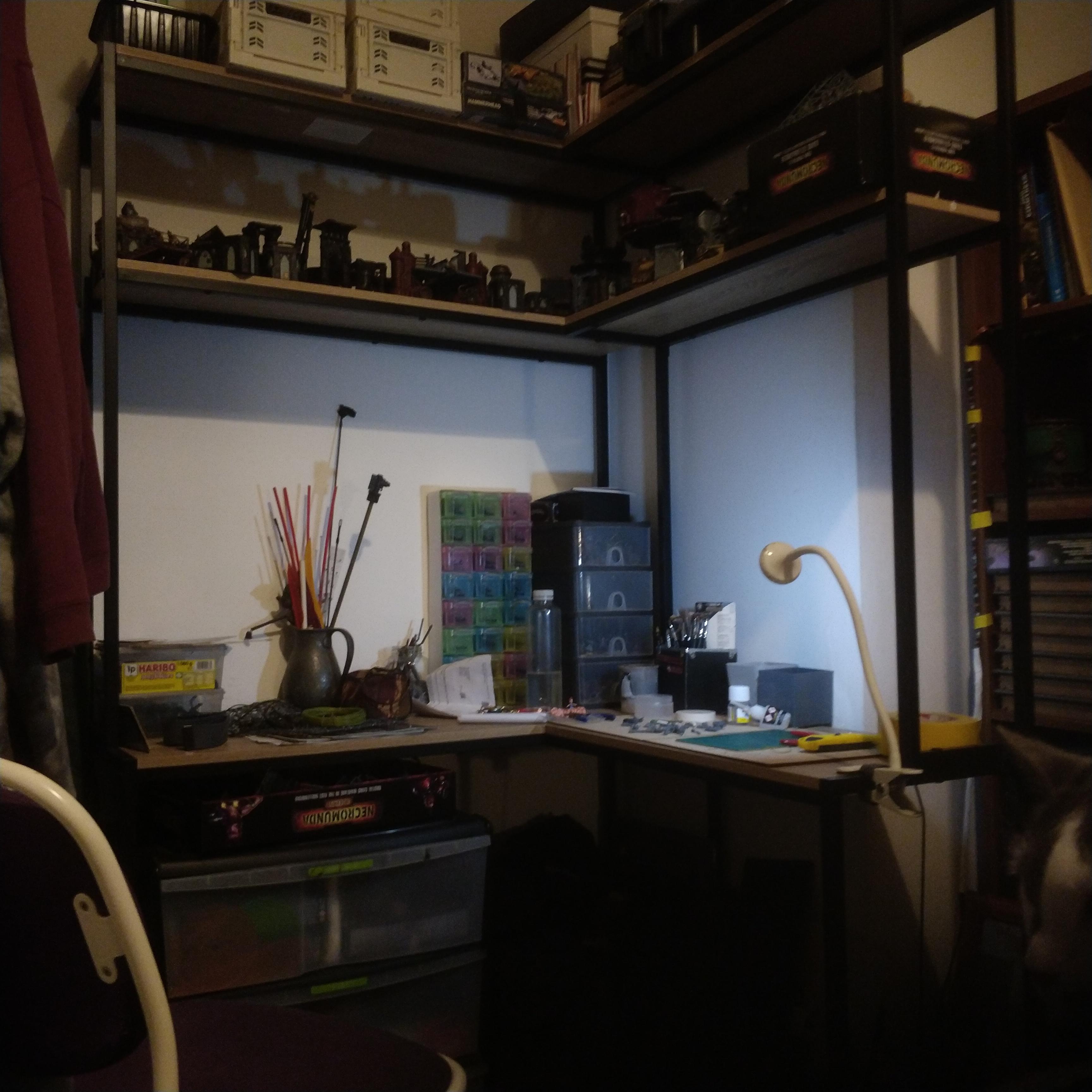 Desk, Hobby Space, New desk