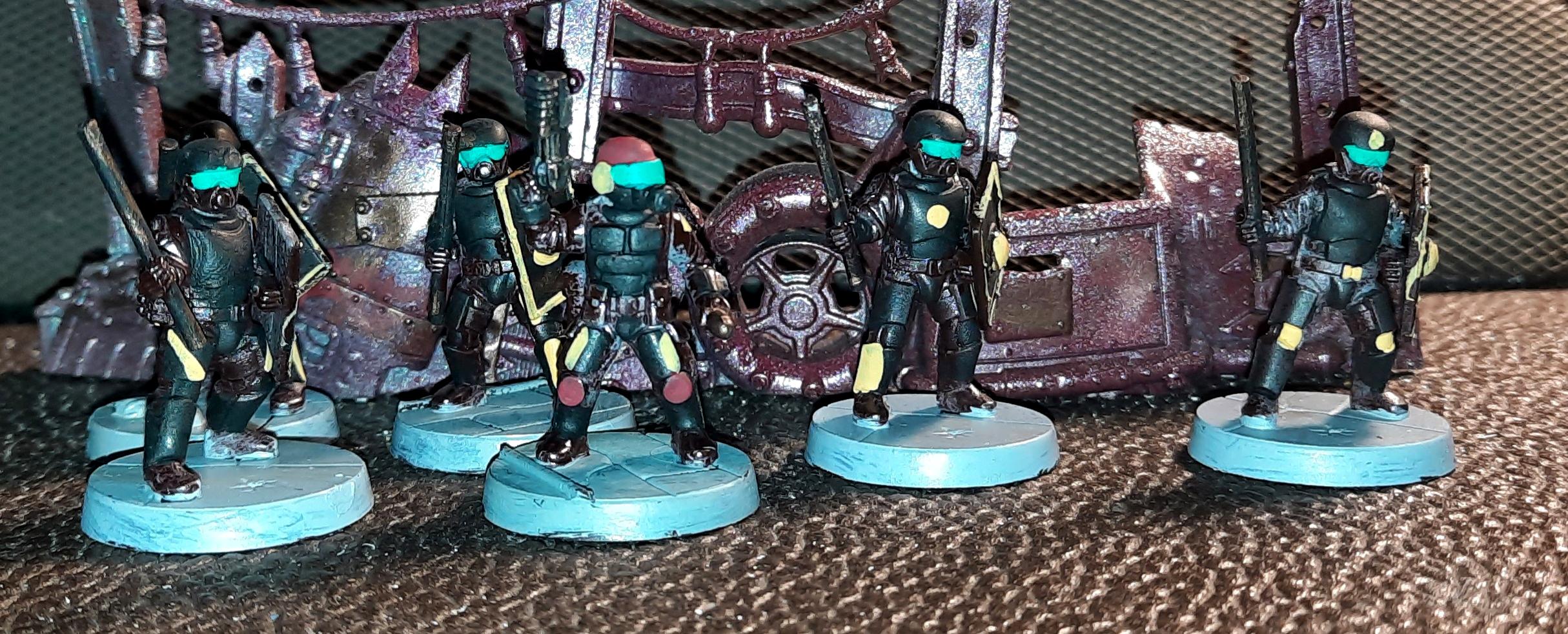 Faceless Oppressors, Kitbash, Police, Riot, Stargrave, Trooper