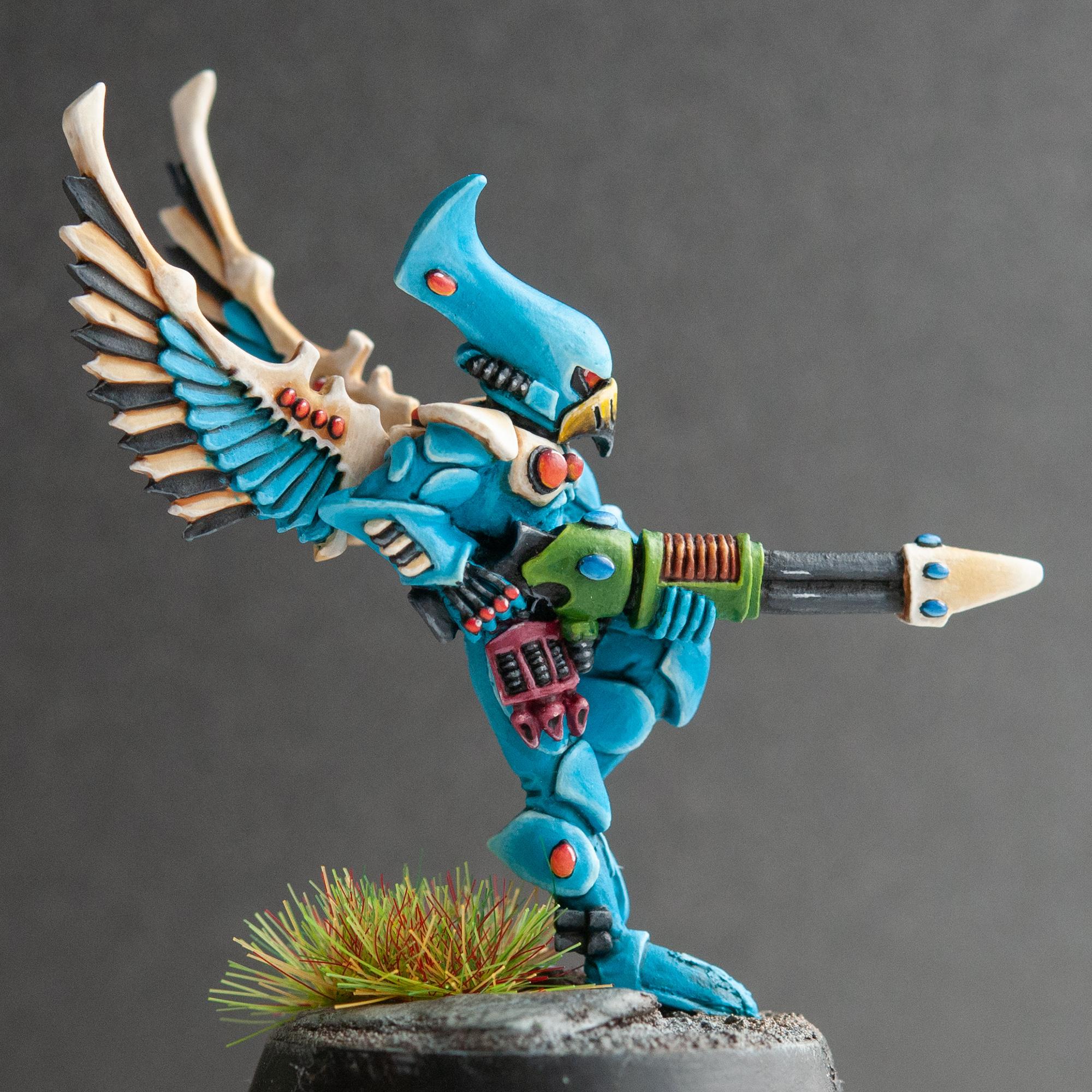 Aeldari, Aspect Warrior, Eldar, Swooping Hawks