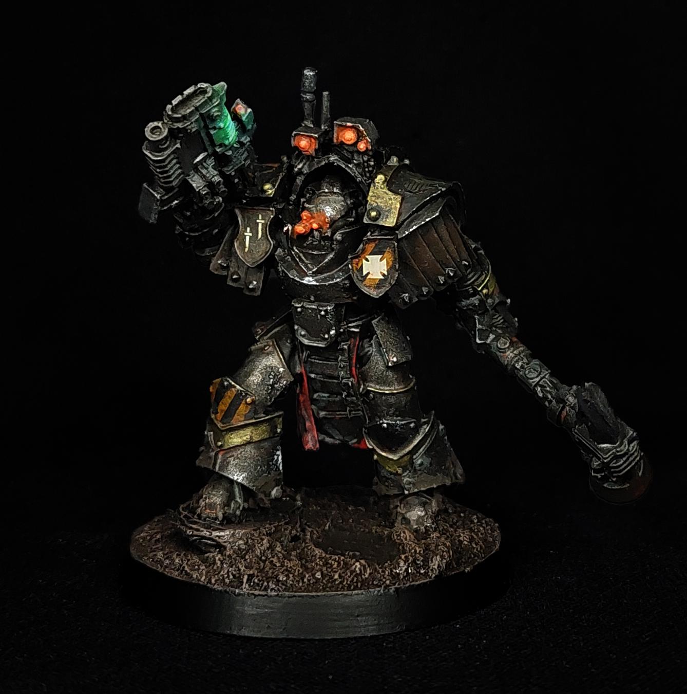 Chaos Space Marines, Forge World, Grimdark, Horus Heresy, Iron Warriors, Praetor, Space Marines, Terminator Armor, Volkite