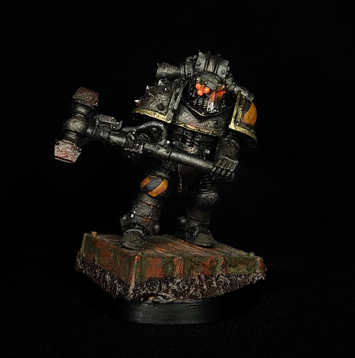 Chaos Space Marines, Forge World, Grimdark, Horus Heresy, Iron Warriors, Mk2, Space Marines, Thunder Hammer