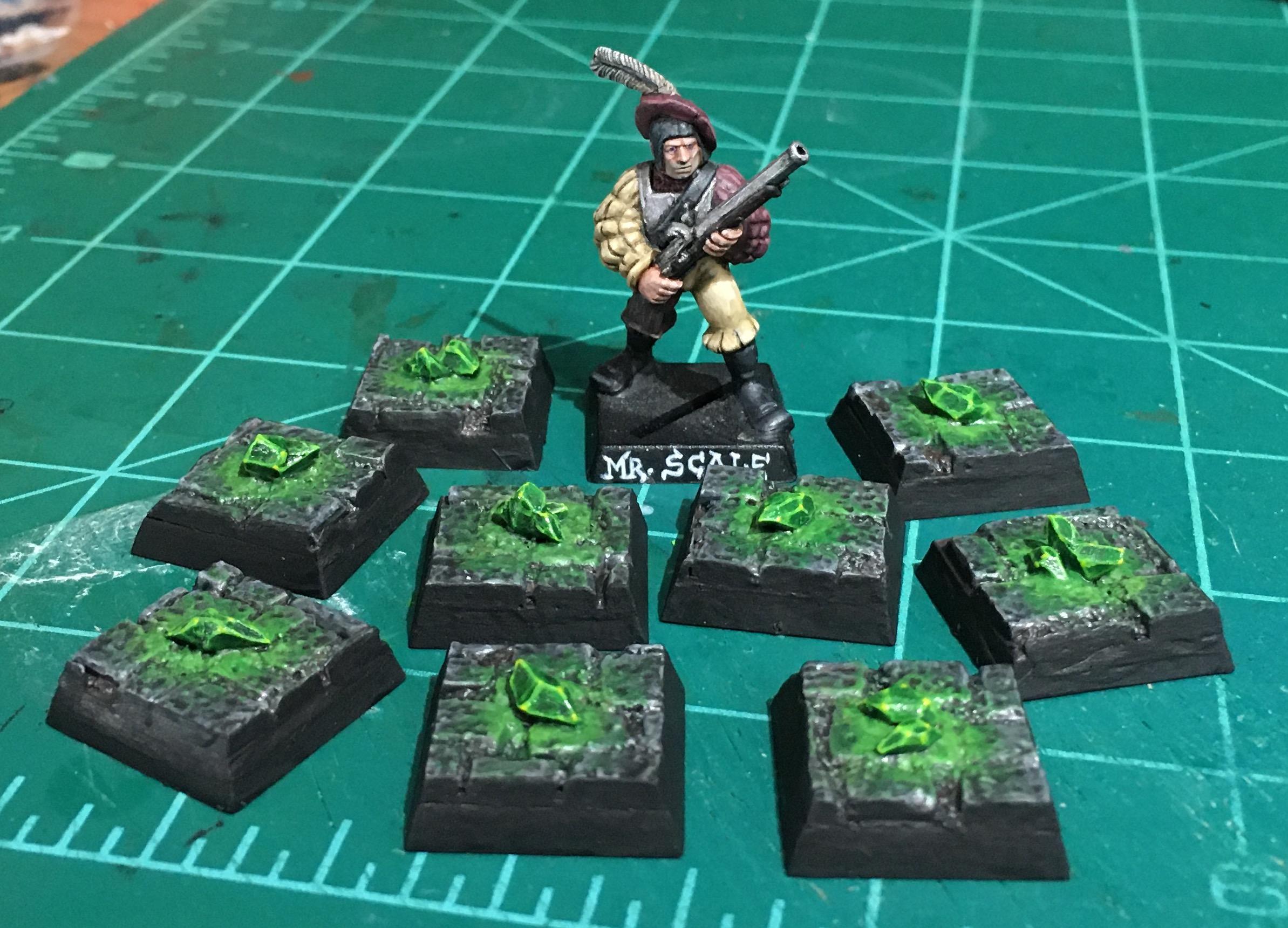 Crystal, Mordheim, Object Source Lighting, Objective Marker, Token, Warpstone