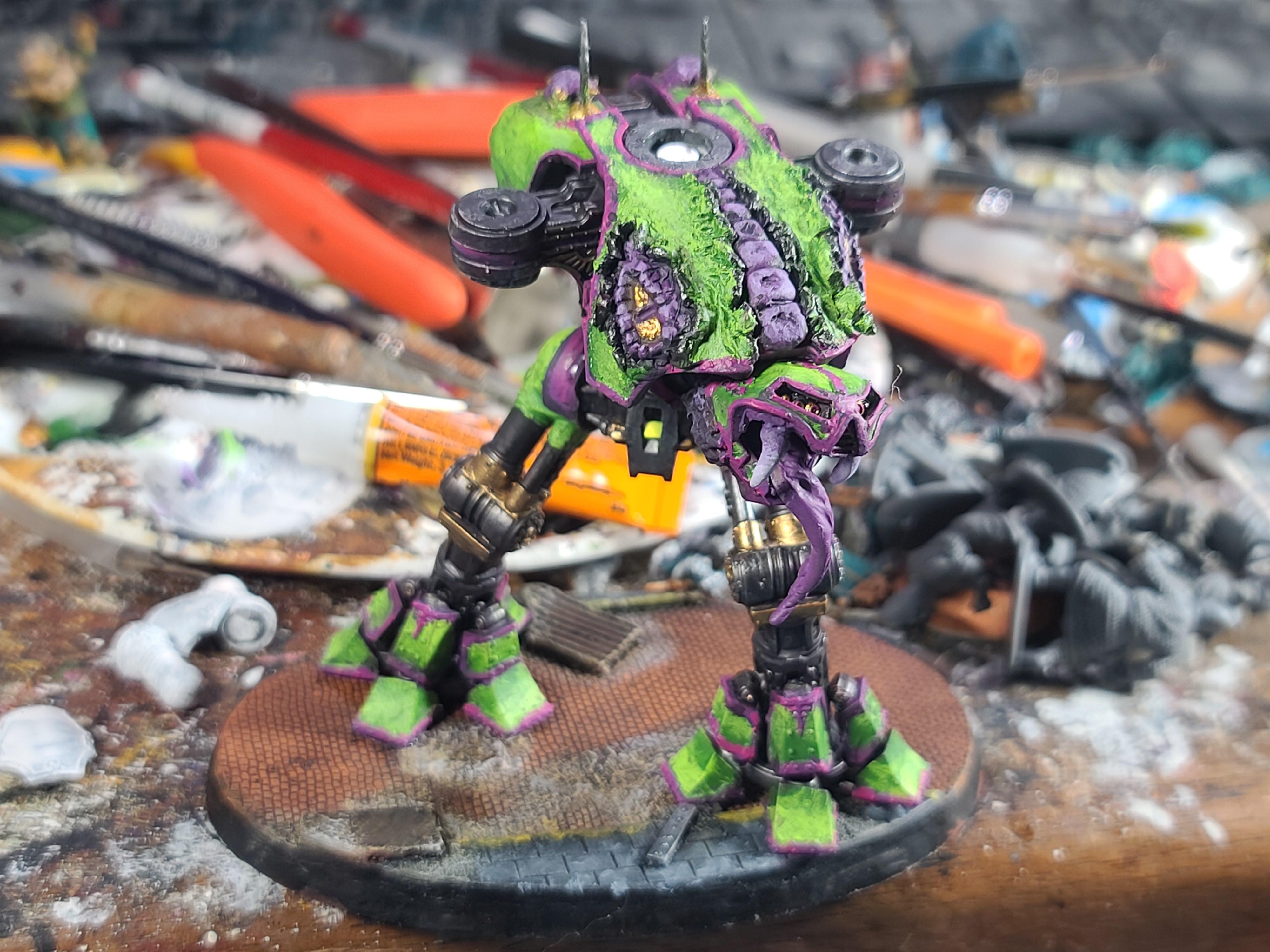6mm, Adeptus Titanicus, Conversion, Games Workshop, Greenstuff, Reaver, Sculpting, Titan