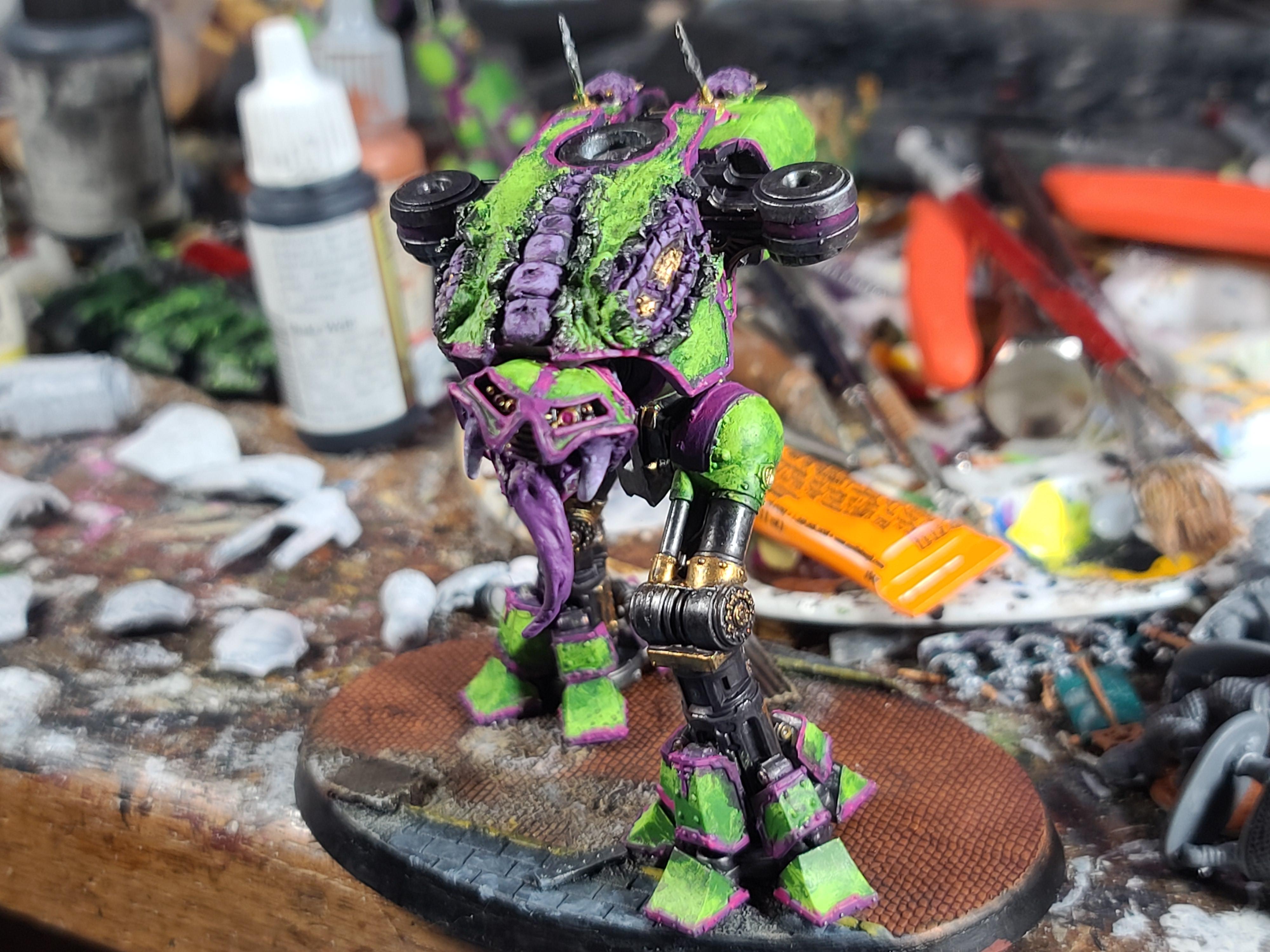 6mm, Adeptus Titanicus, Conversion, Games Workshop, Greenstuff, Reaver, Sculpting, Titan