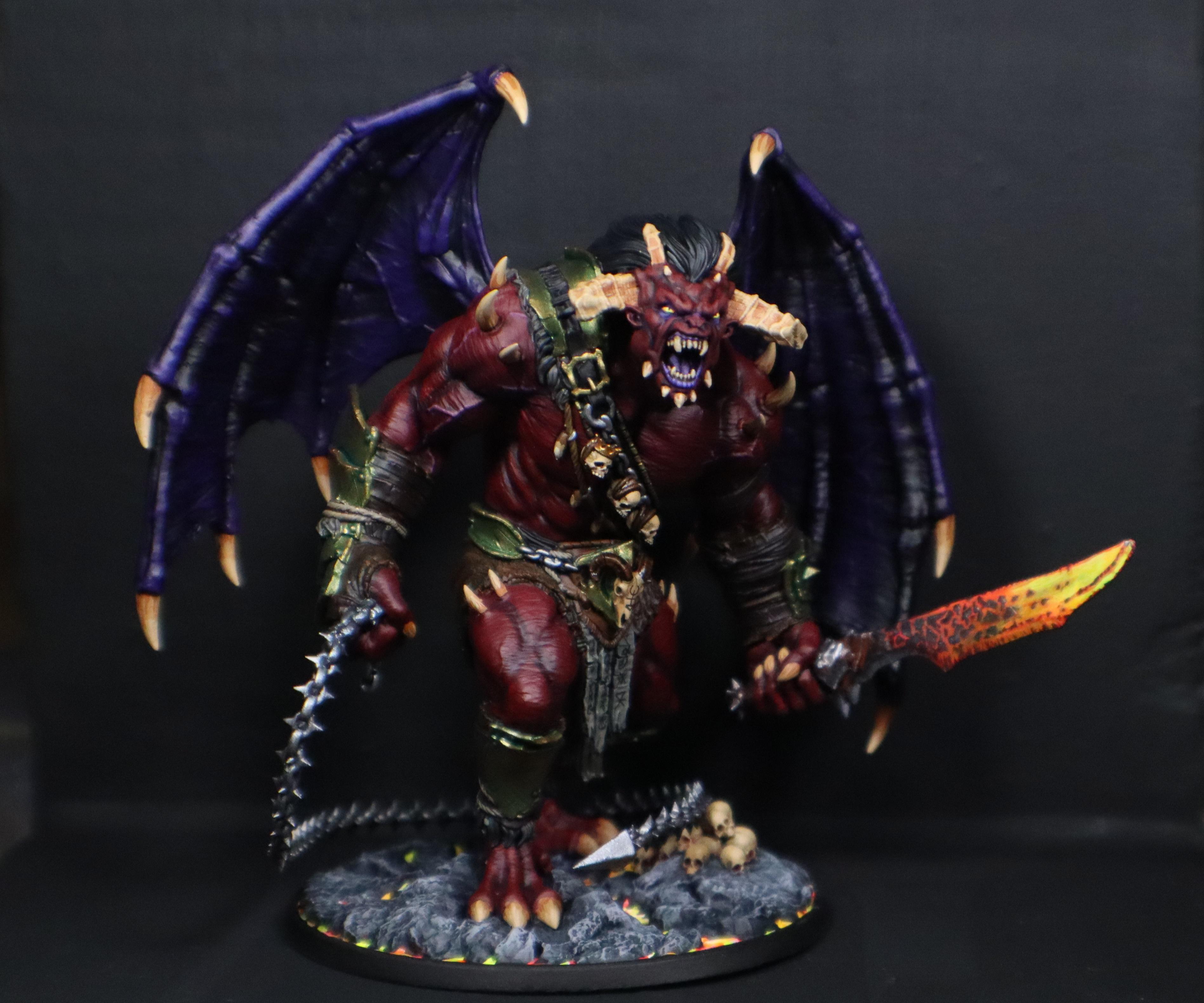 Balor, Balor Demon, Balor Miniature, Demon Miniature, Miniature Painting, Painted Balor