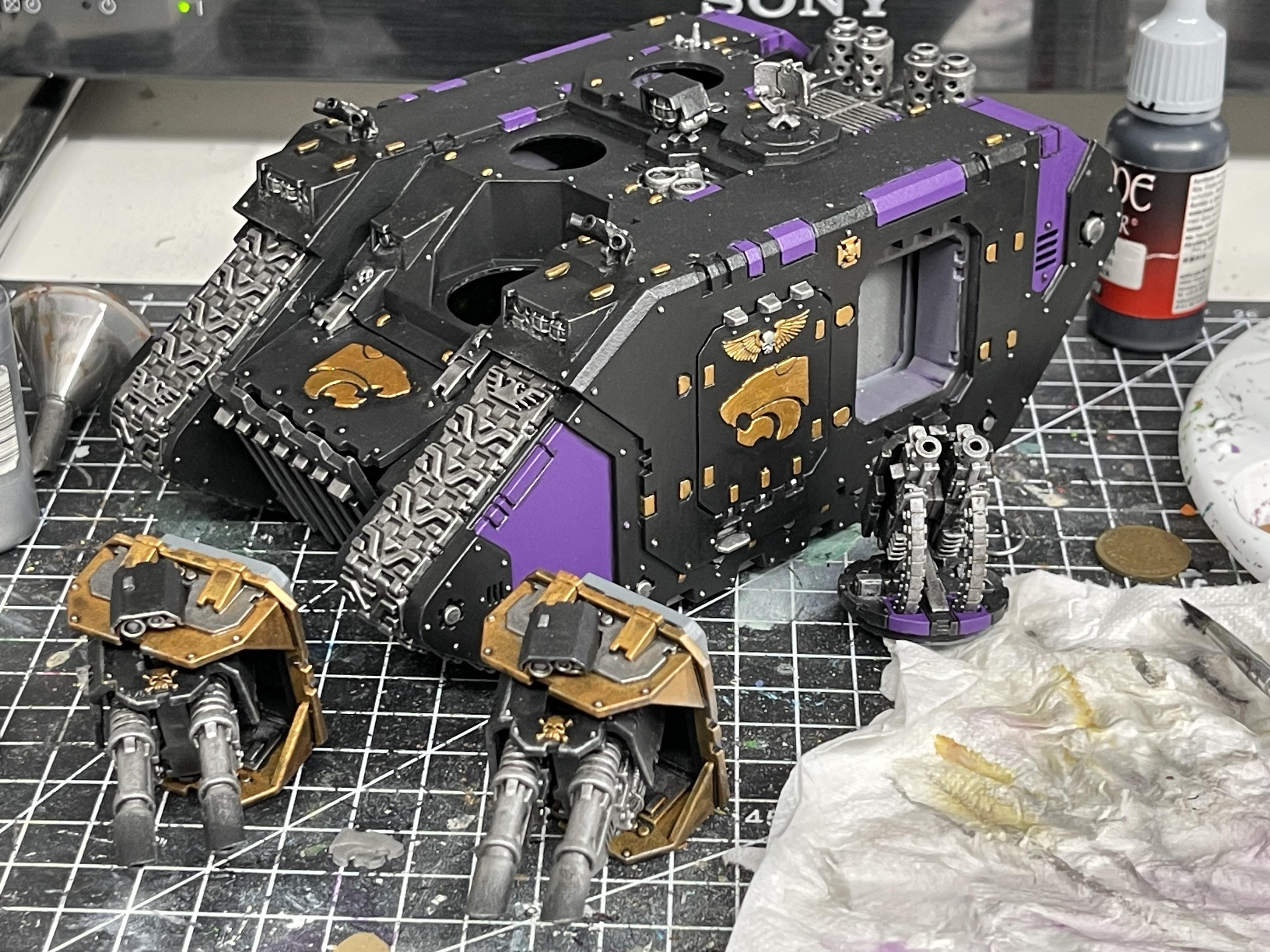 Land Raider, Space Marines, Void Panthers, Warhammer 40,000, Work In Progress