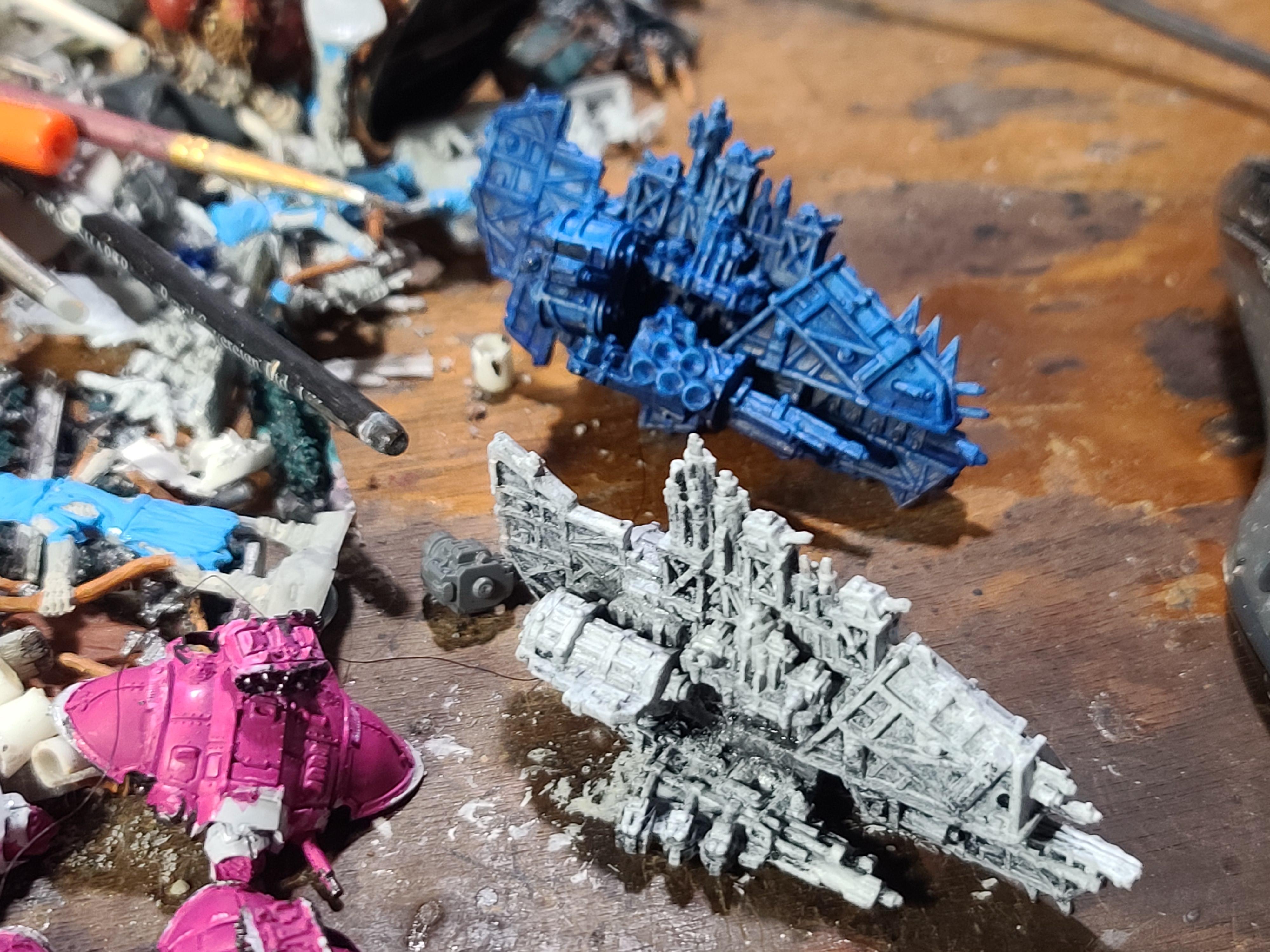 Battlefleet Gothic, Cruiser, Games Workshop, Kill Kroozer, Onslaught, Orks, Ram Ship, Terror Ship