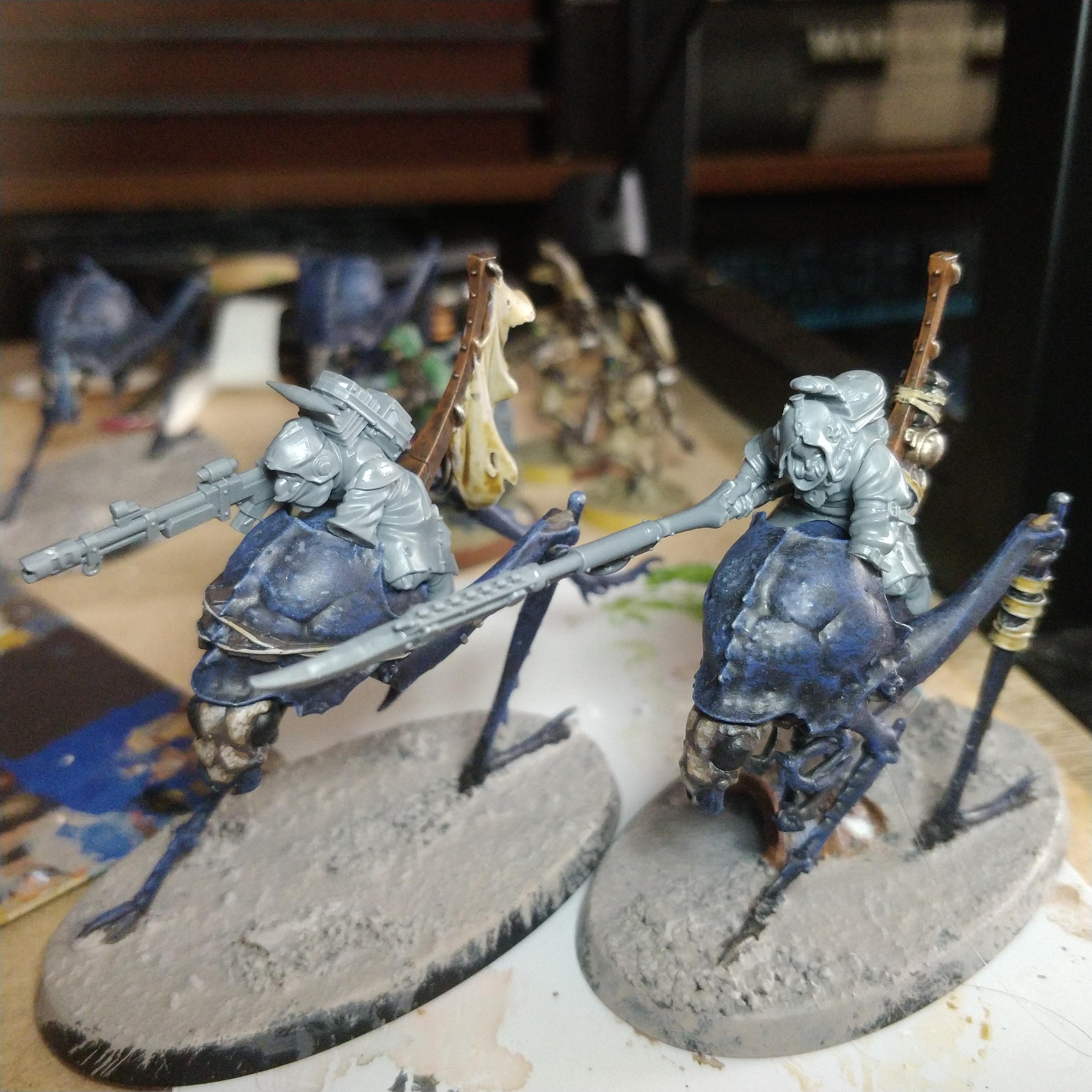 Ash Wastes, Ash Wastes Nomads, Blue, Bug Riders, Helamite