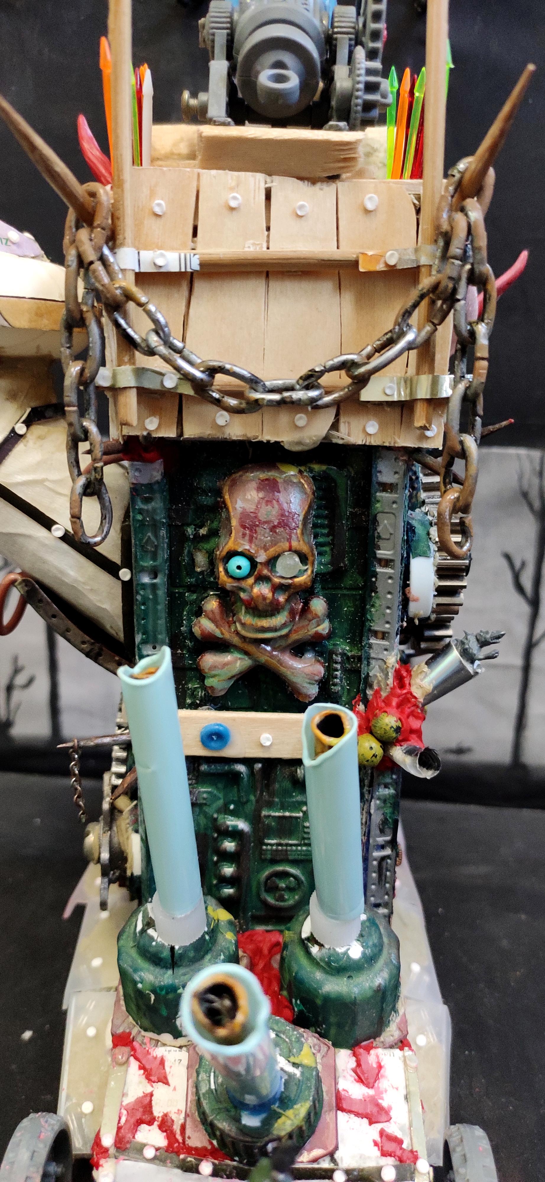 Armored Vehicle, Blight, Chaos, Chaos Space Marines, Conversion, Daemon Engine, Death Guard, Decay, Disease, Dozer Blade, Heavy Support, Heresy, Heretic Astartes, Nurgle, Pestilence, Plague, Plague Marines, Plague Tower, Rot, Scratch Build, Sculpting, Super-heavy, Technolog, Tehnolog, Trophy, Warhammer 40,000, Work In Progress