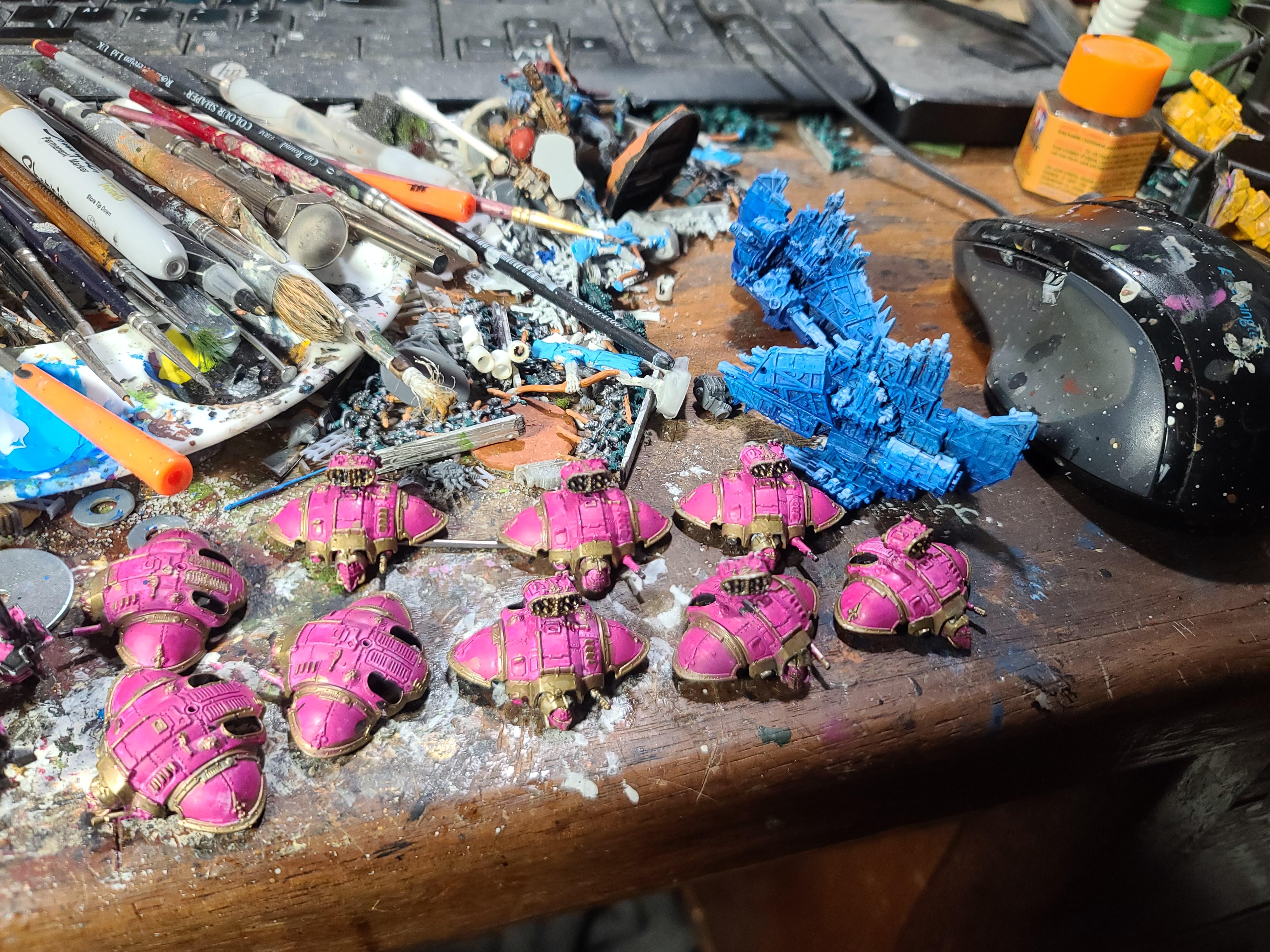 6mm, Adeptus Titanicus, Battlefleet Gothic, Games Workshop, Knights, Kroozer, Orks, Questoris