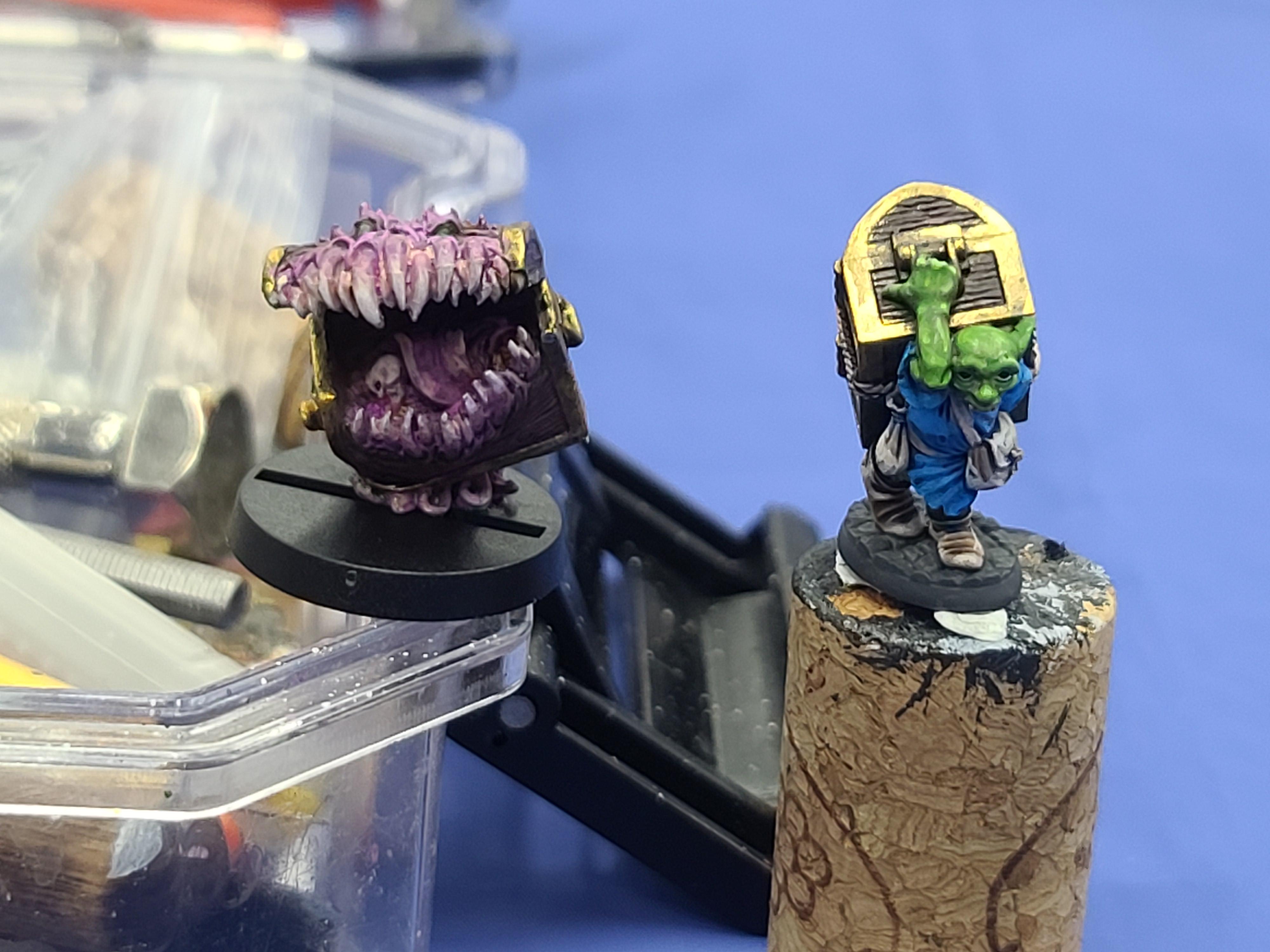 Dungeons And Dragons, Goblins, Mimic, Reaper Miniatures