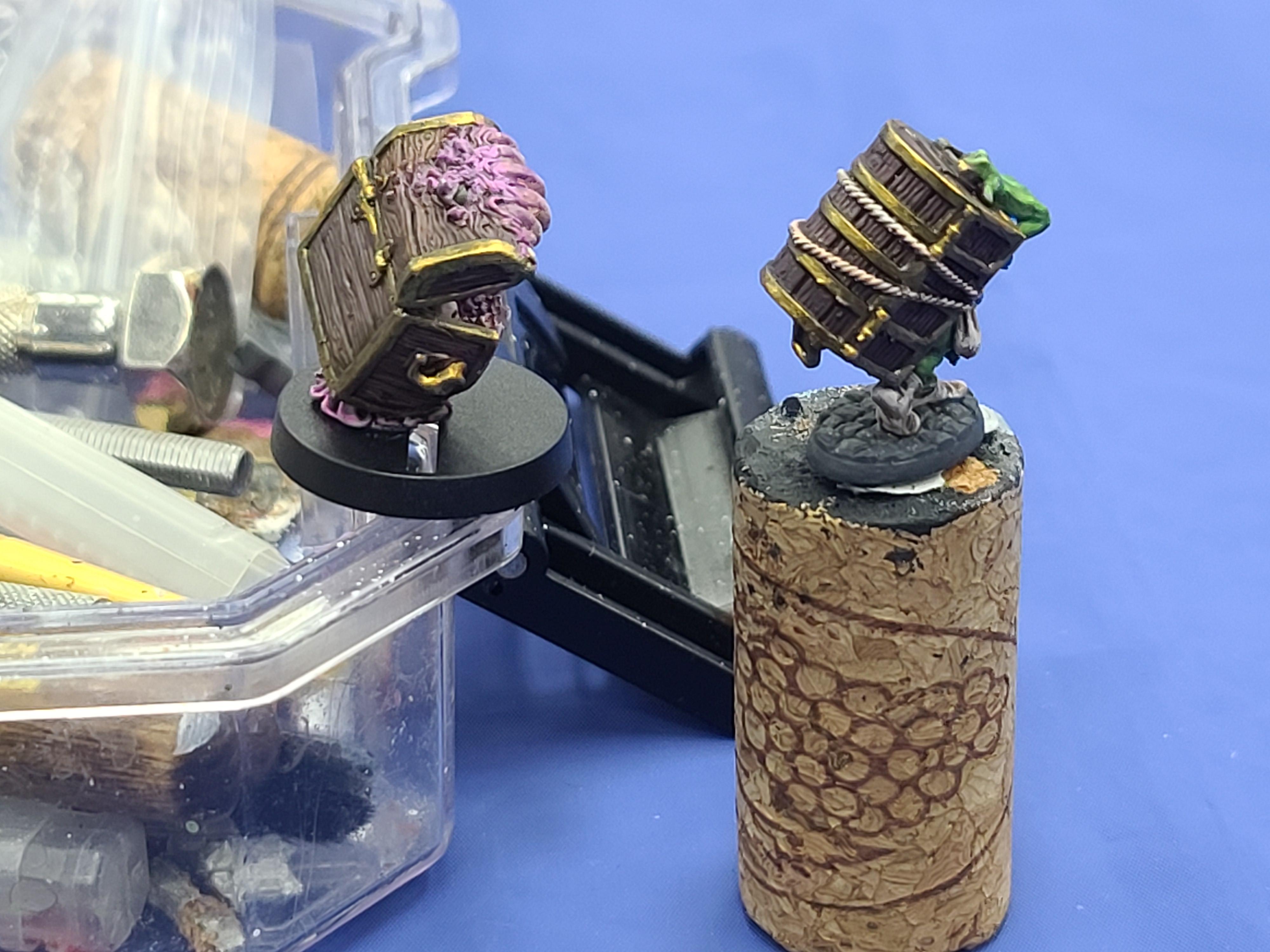 Dungeons And Dragons, Goblins, Mimic, Reaper Miniatures