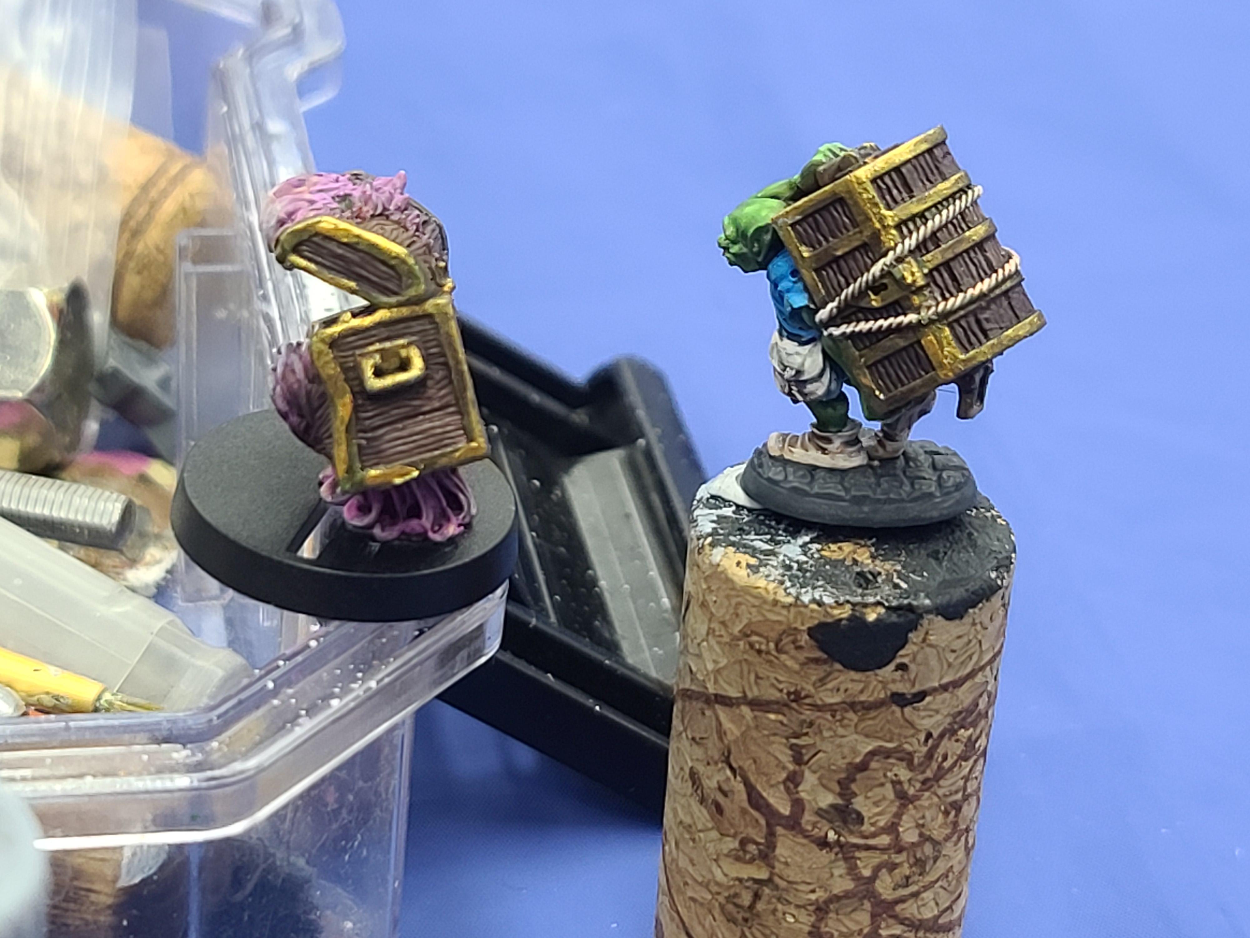 Dungeons And Dragons, Goblins, Mimic, Reaper Miniatures