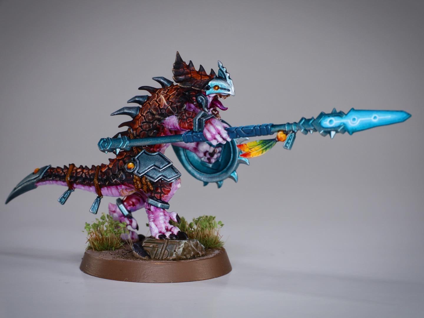 Fresh Tips, Lizardmen, Painting Tutorial, Saurus, Seraphon, Warriors, Way Of The Brush