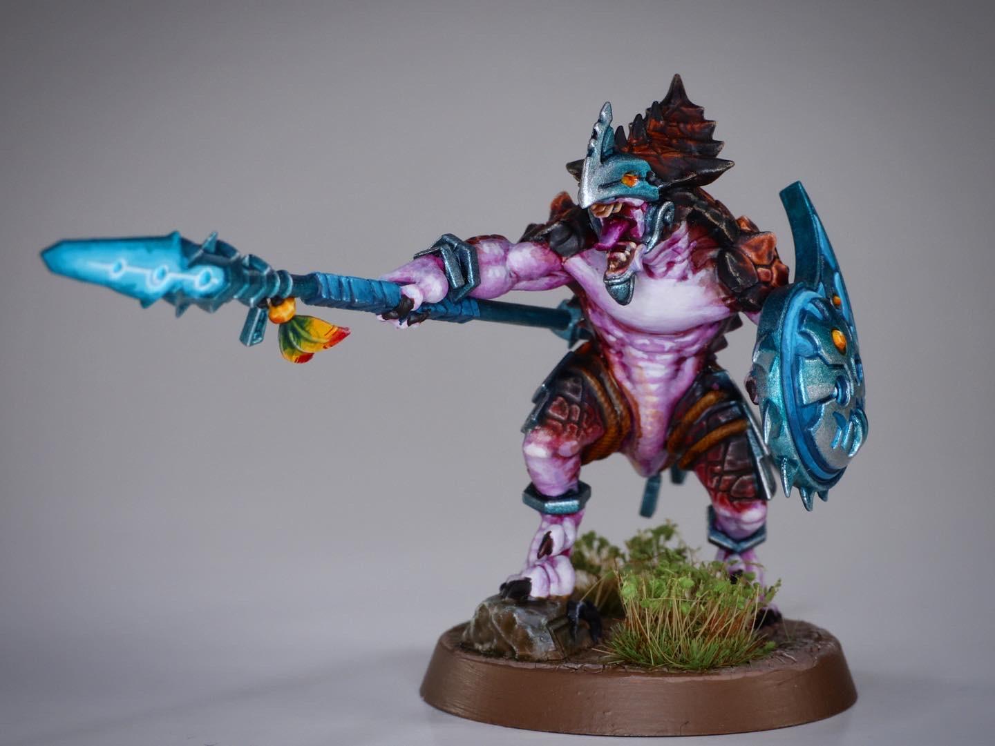 Fresh Tips, Lizardmen, Painting Tutorial, Saurus, Seraphon, Warriors, Way Of The Brush