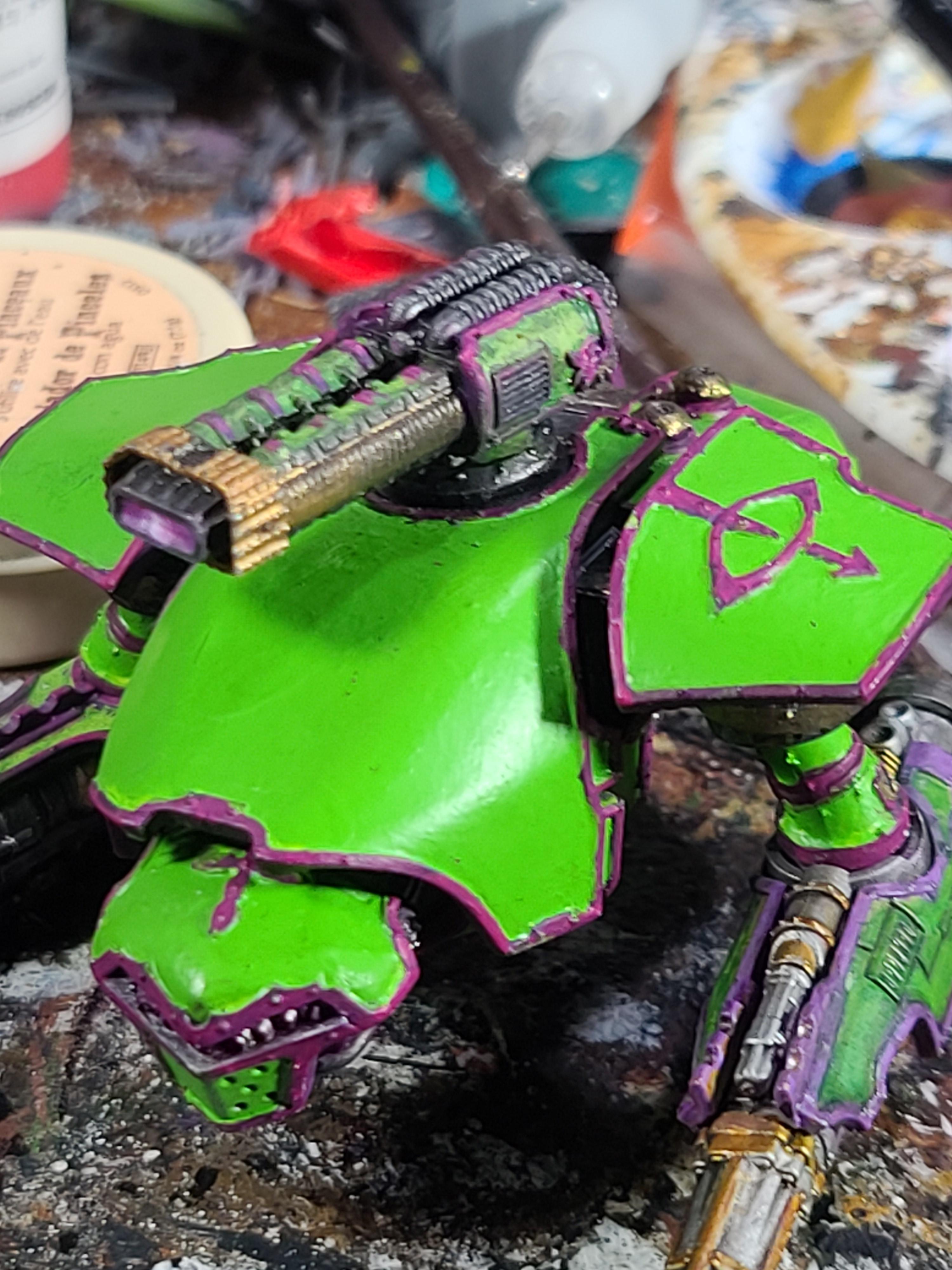 3d Printed, 6mm, Adeptus Titanicus, Battle Bling, Volkite Annihilator