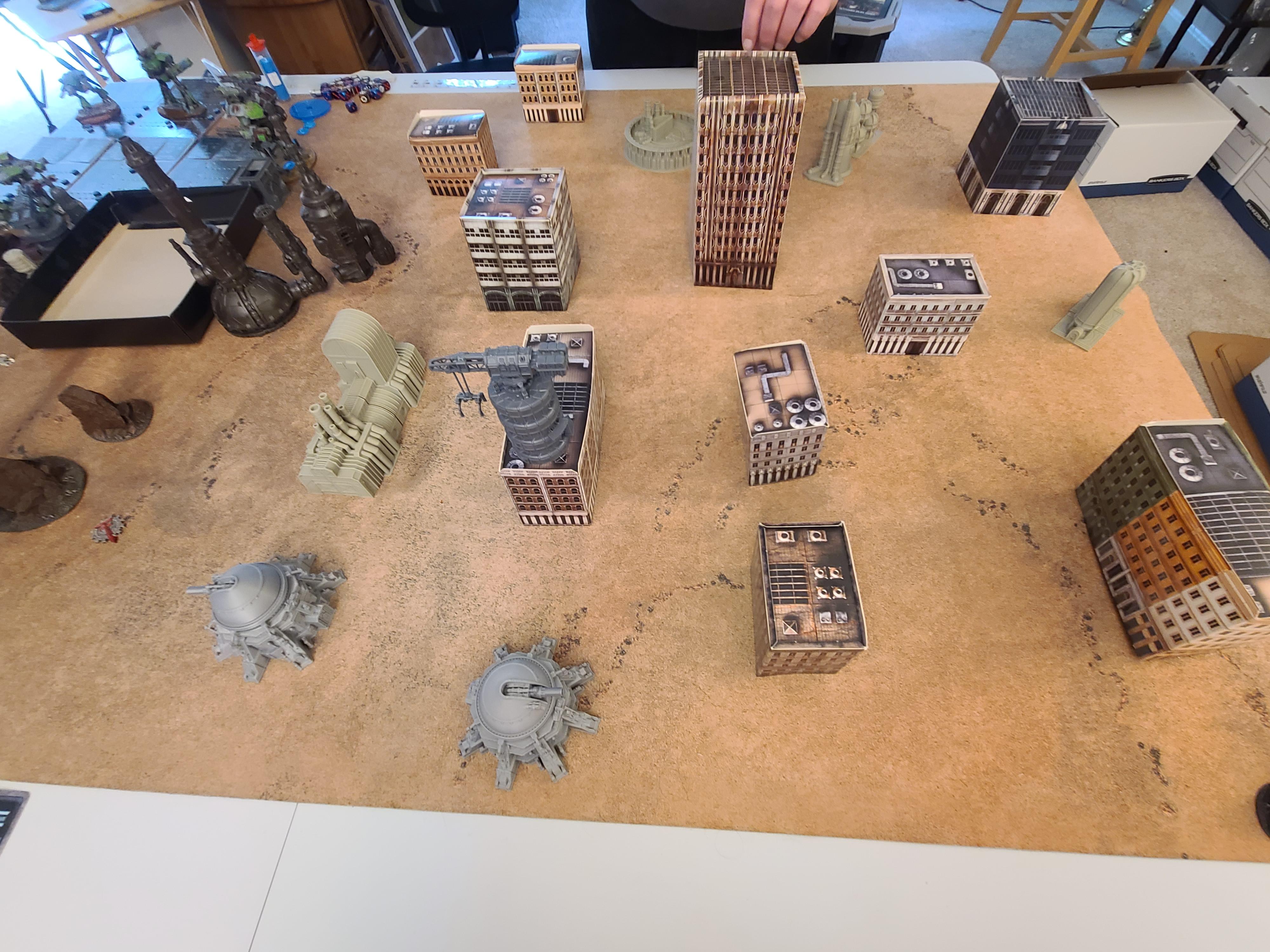 6mm, Adeptus Titanicus, Dropzone Commander, Terrain