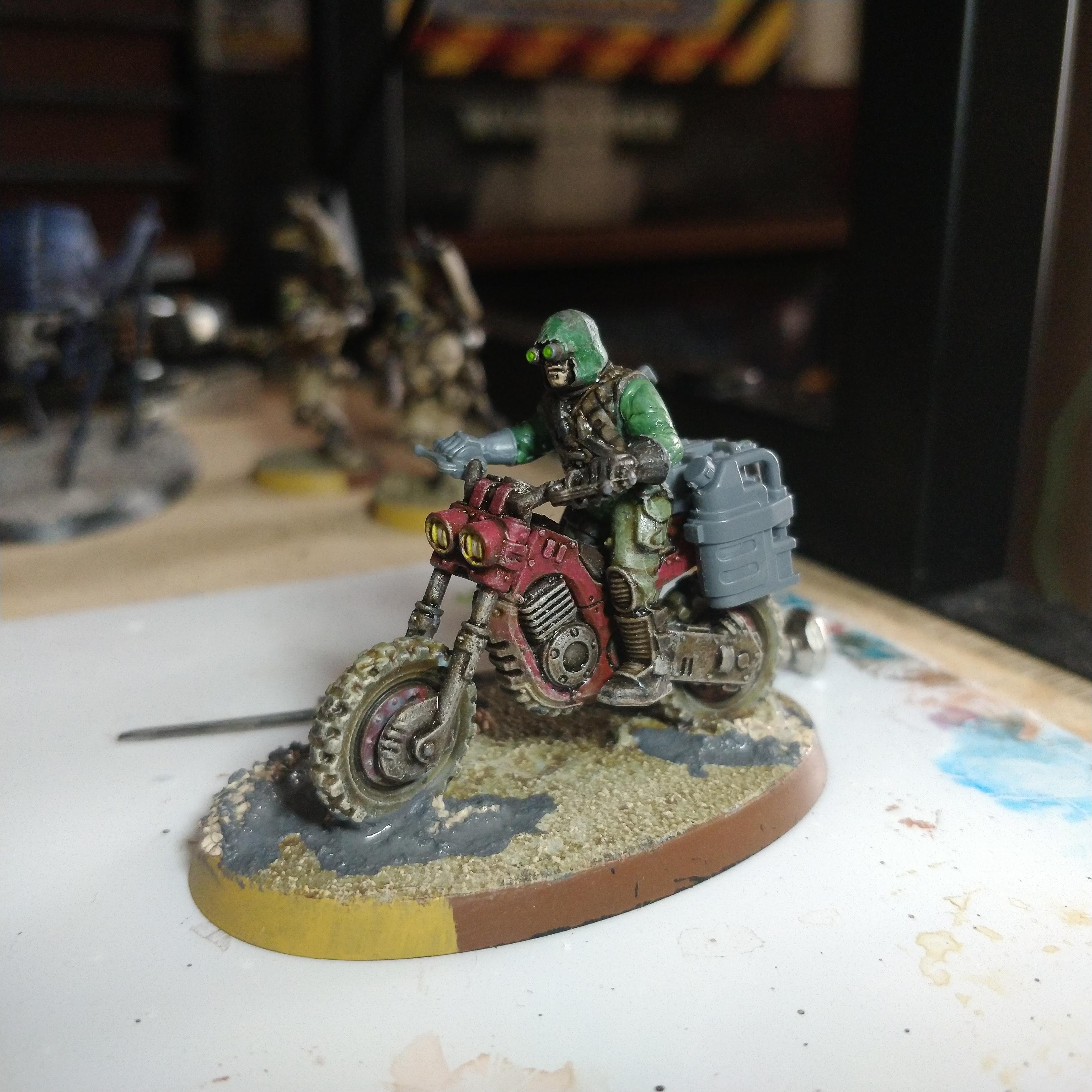 Ash Wastes, Civilian, Dirt Bike, N17, Necromunda